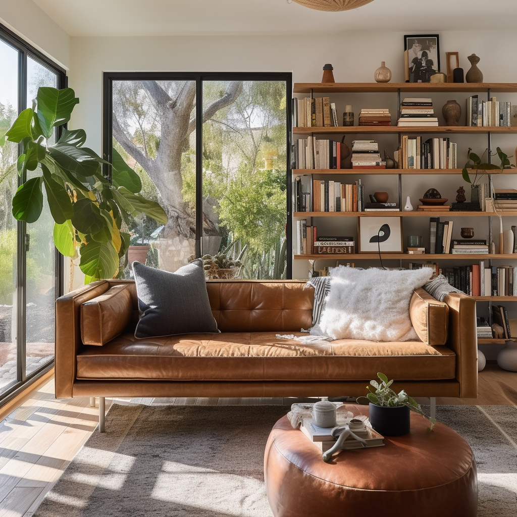 Modern Leather Sofa