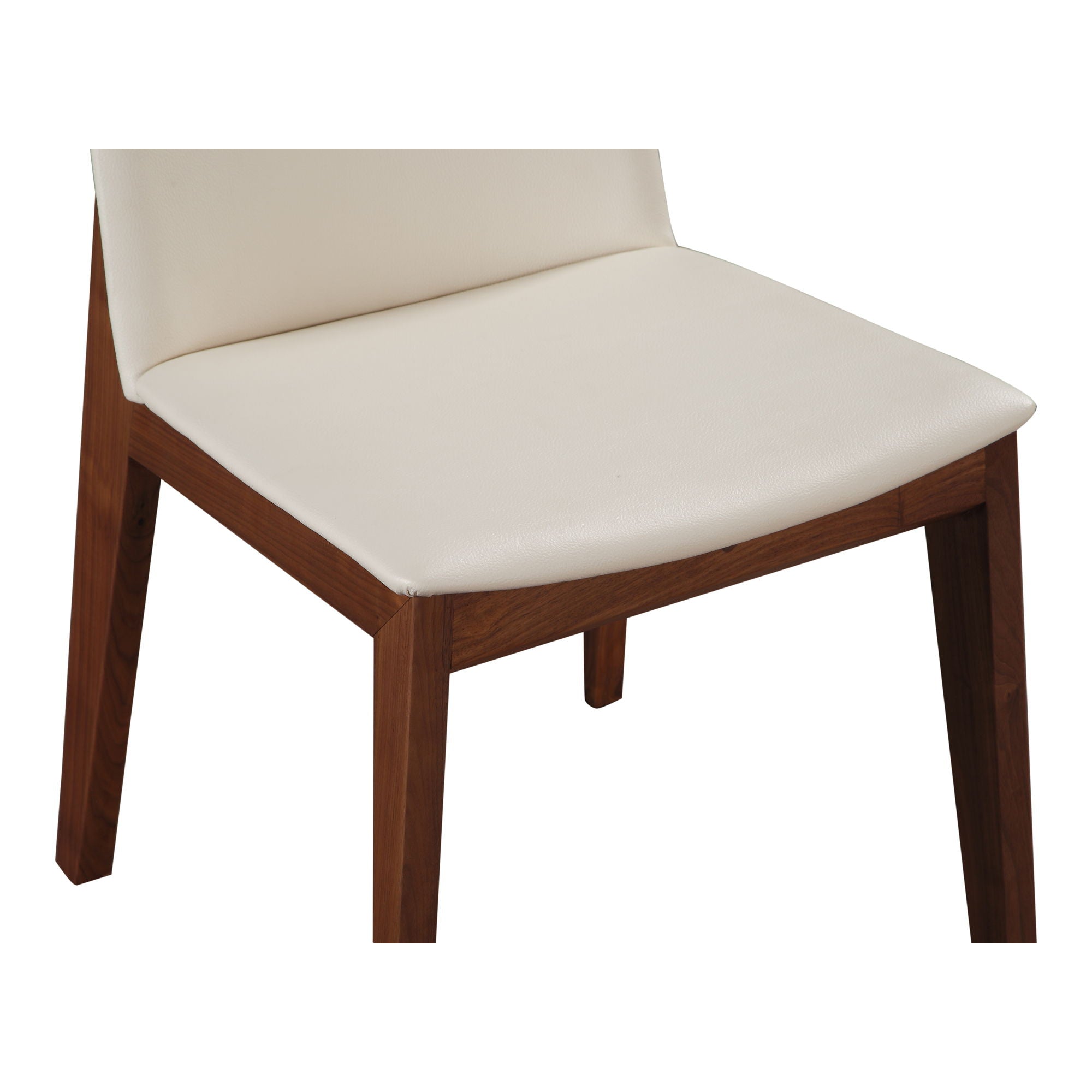 Deco - PVC Dining Chair (Set of 2) - Cream White