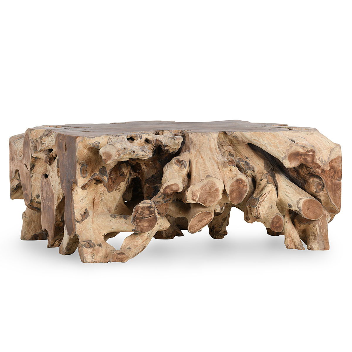 Cypress Root - 40" Square Coffee Table