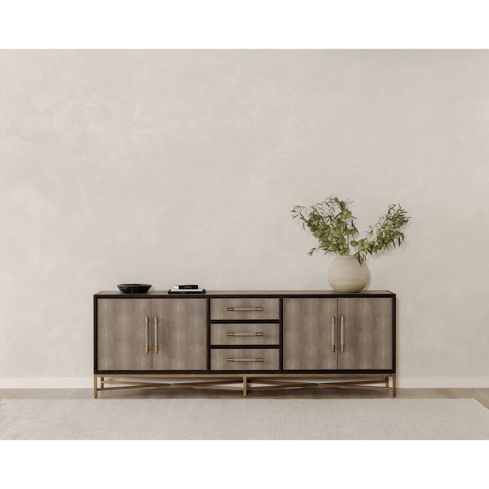 Mako - Large Sideboard - Dark Gray