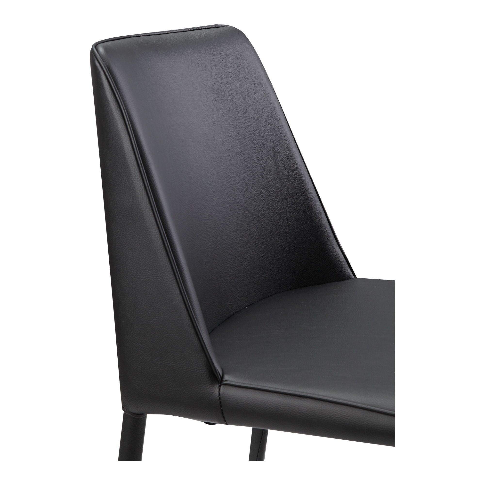 Nora - Vegan Leather Dining Chair (Set of 2) - Black