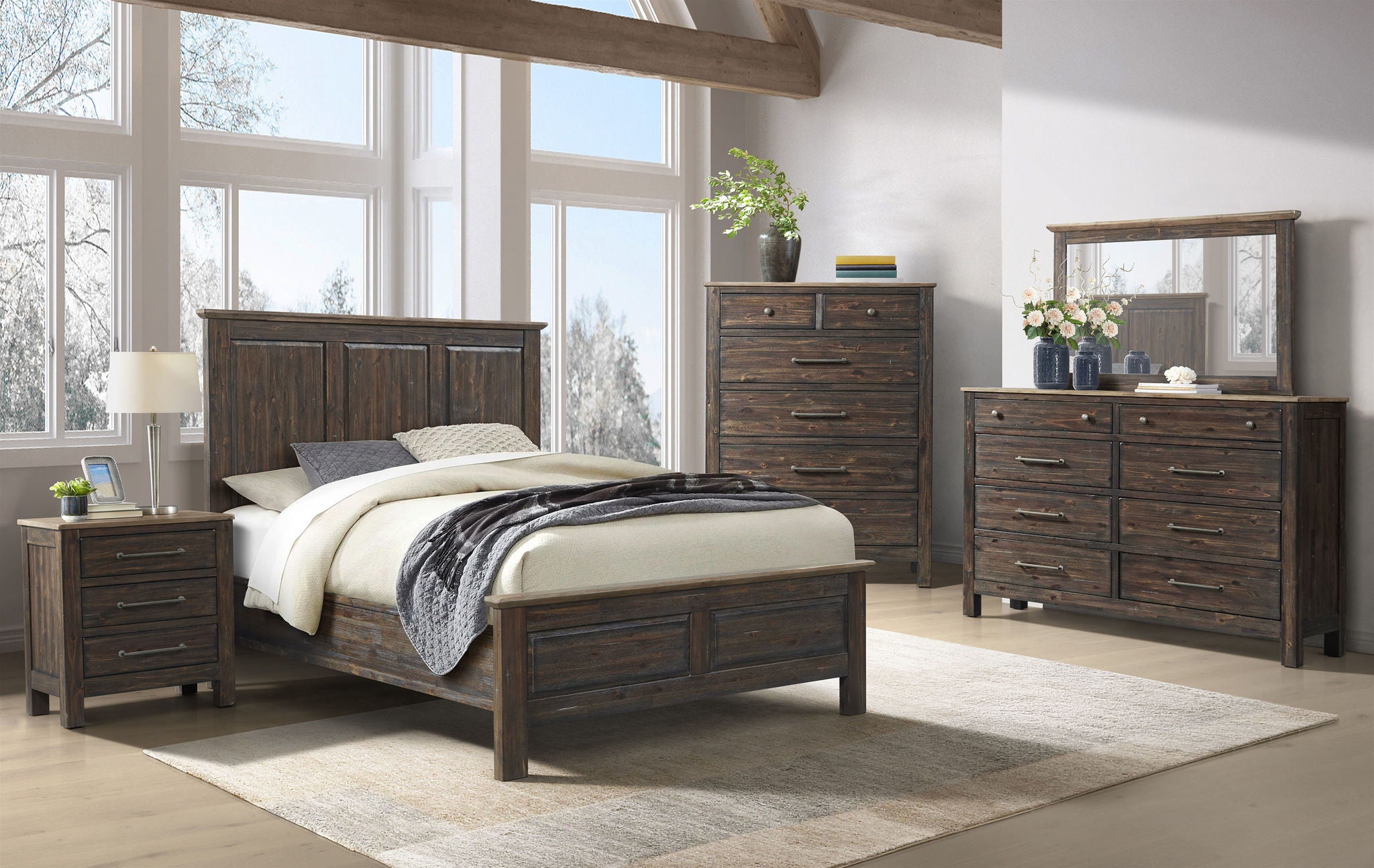 Transitions - Nightstand - Driftwood / Sable