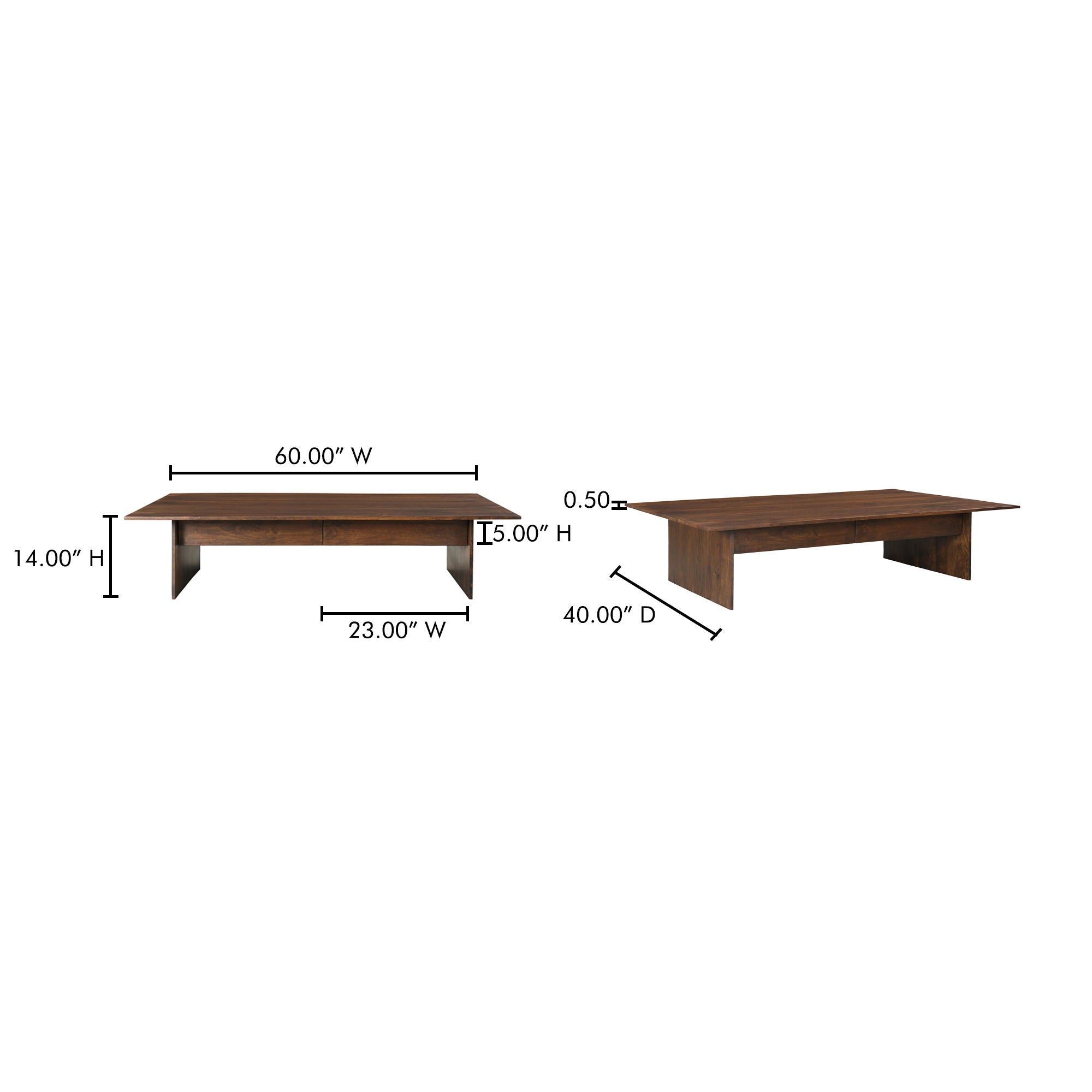 Everett - Coffee Table - Brown