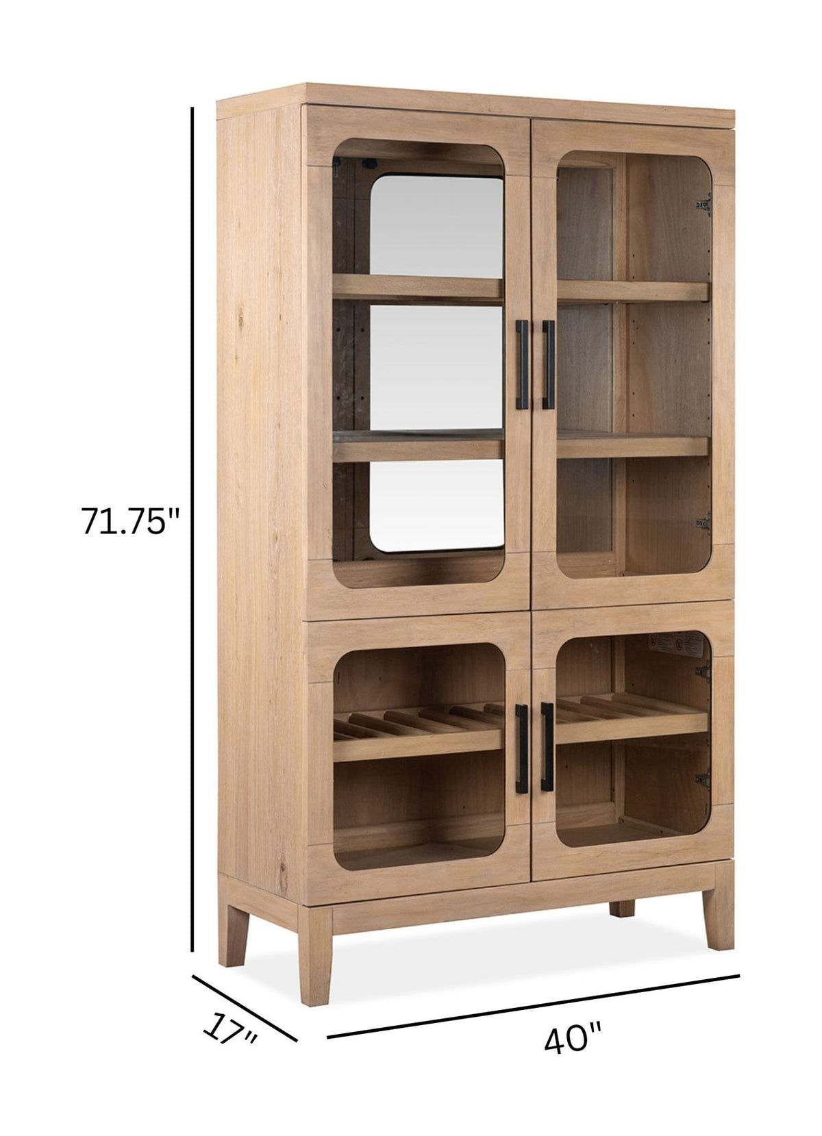 Somerset - Buffet Curio - Butternut and Omari Natural