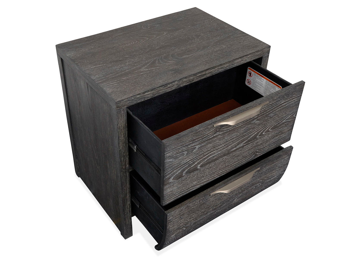 Kinsley - Drawer Nightstand - Black Heron
