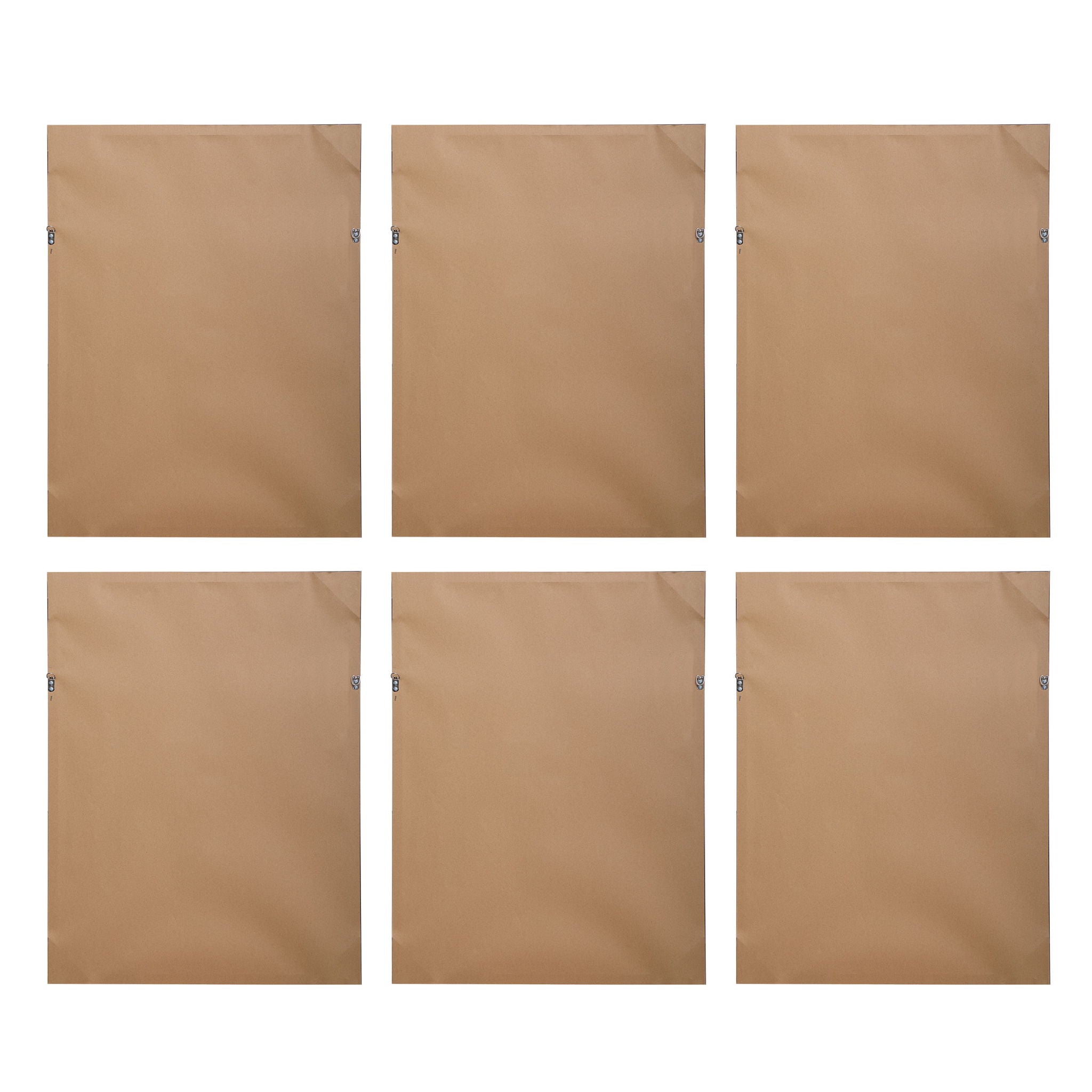 Foliage - Framed Prints (Set of 6) - Black