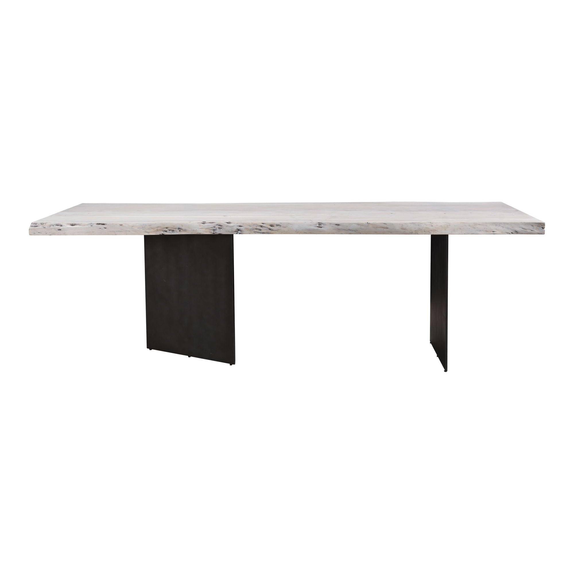 Evans - Solid Acacia Dining Table - White
