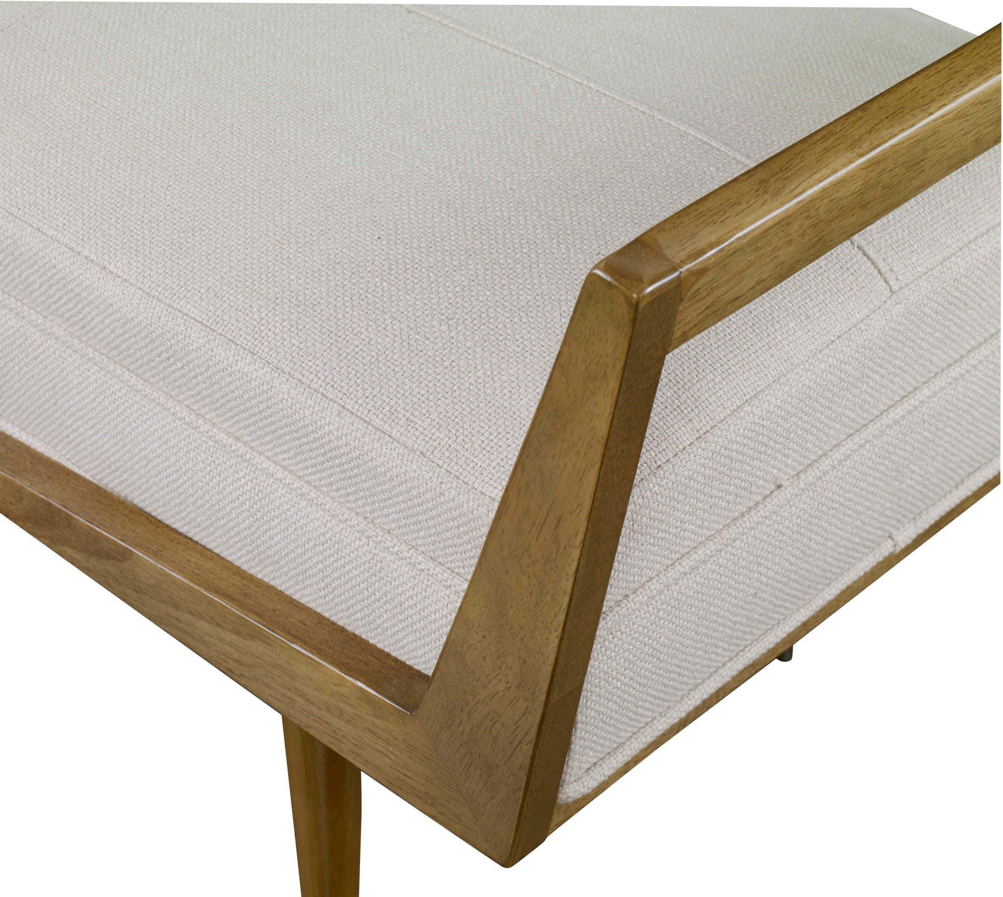 Waylon - Modern Bench - Ivory