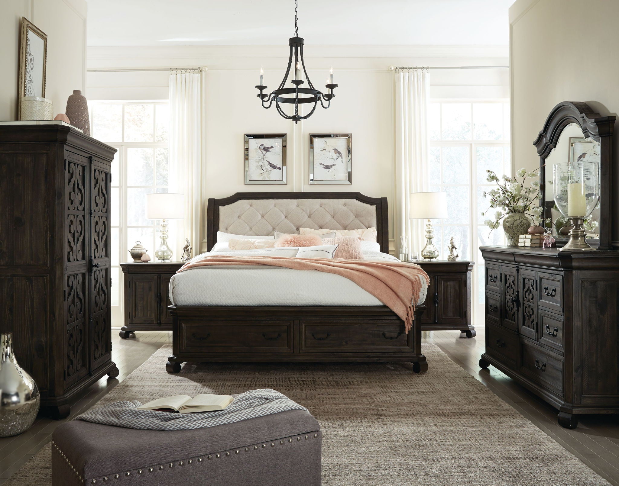 Bellamy - Door Chest - Peppercorn