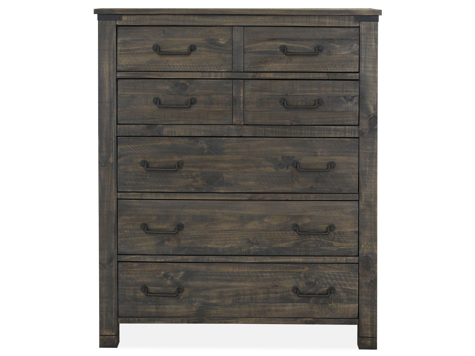 Abington - 5 Drawer Chest - Weathered Charcoal