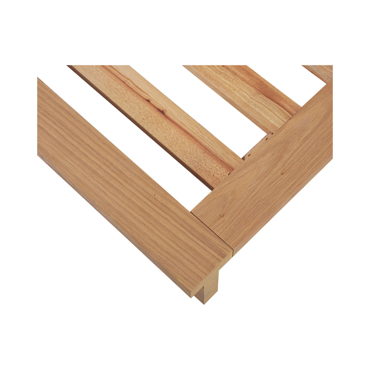 Plank - Queen Bed - Natural Oak