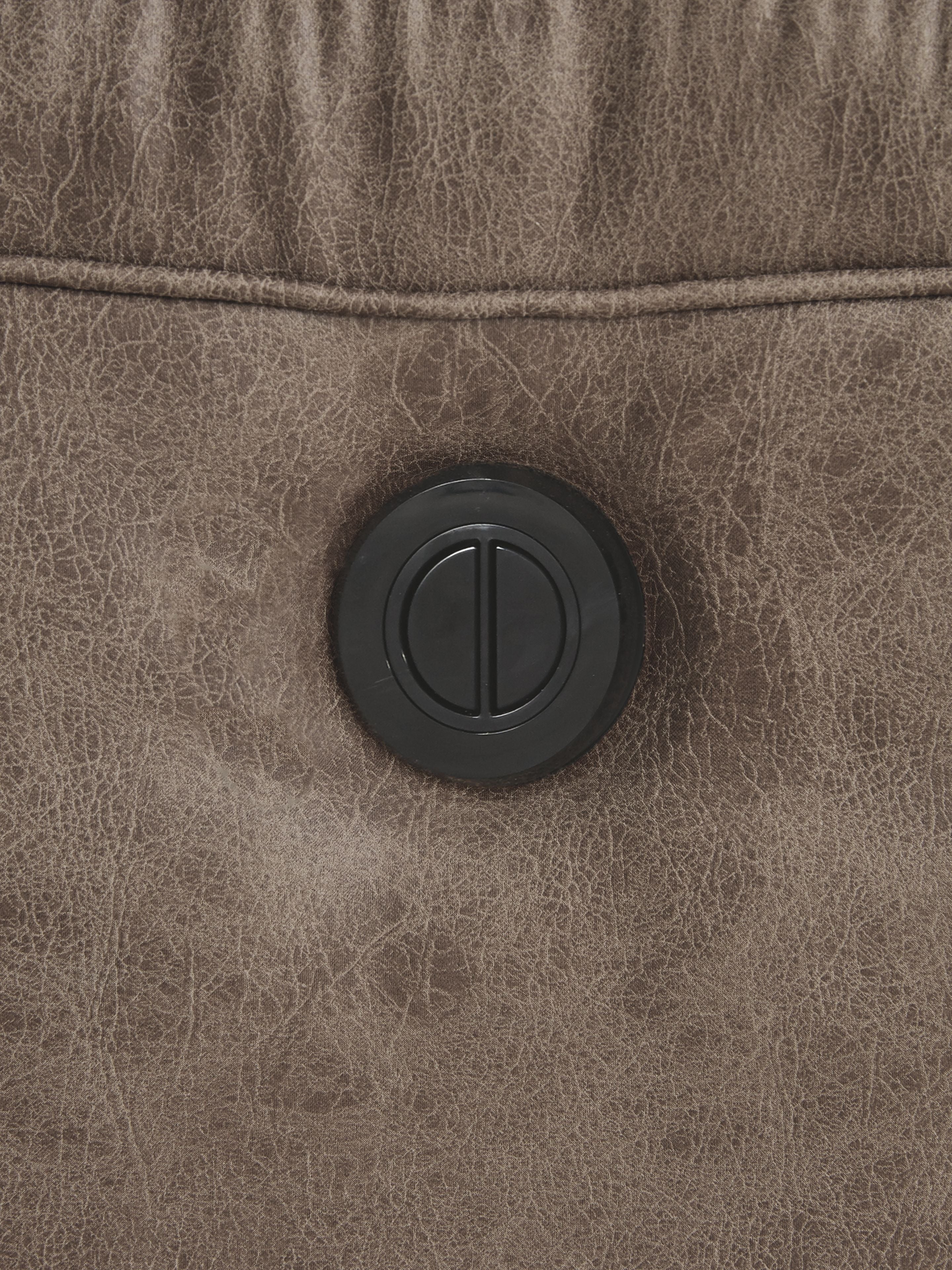 Stoneland - Power Rocker Recliner - Faux Leather - Fossil