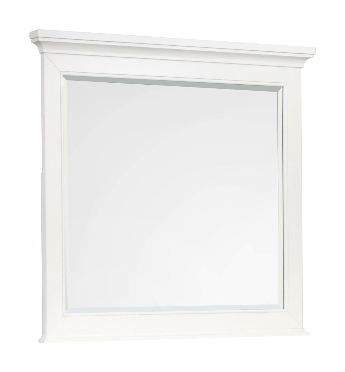 Juniper Hill - Landscape Mirror - Whisper White