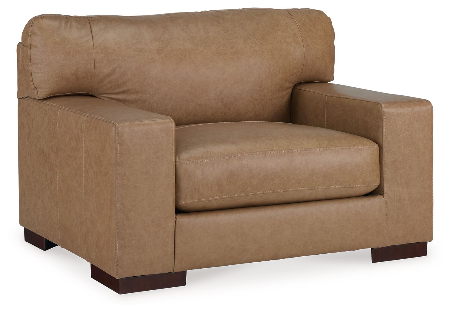Lombardia - Chair And A Half - Leather Match - Tumbleweed