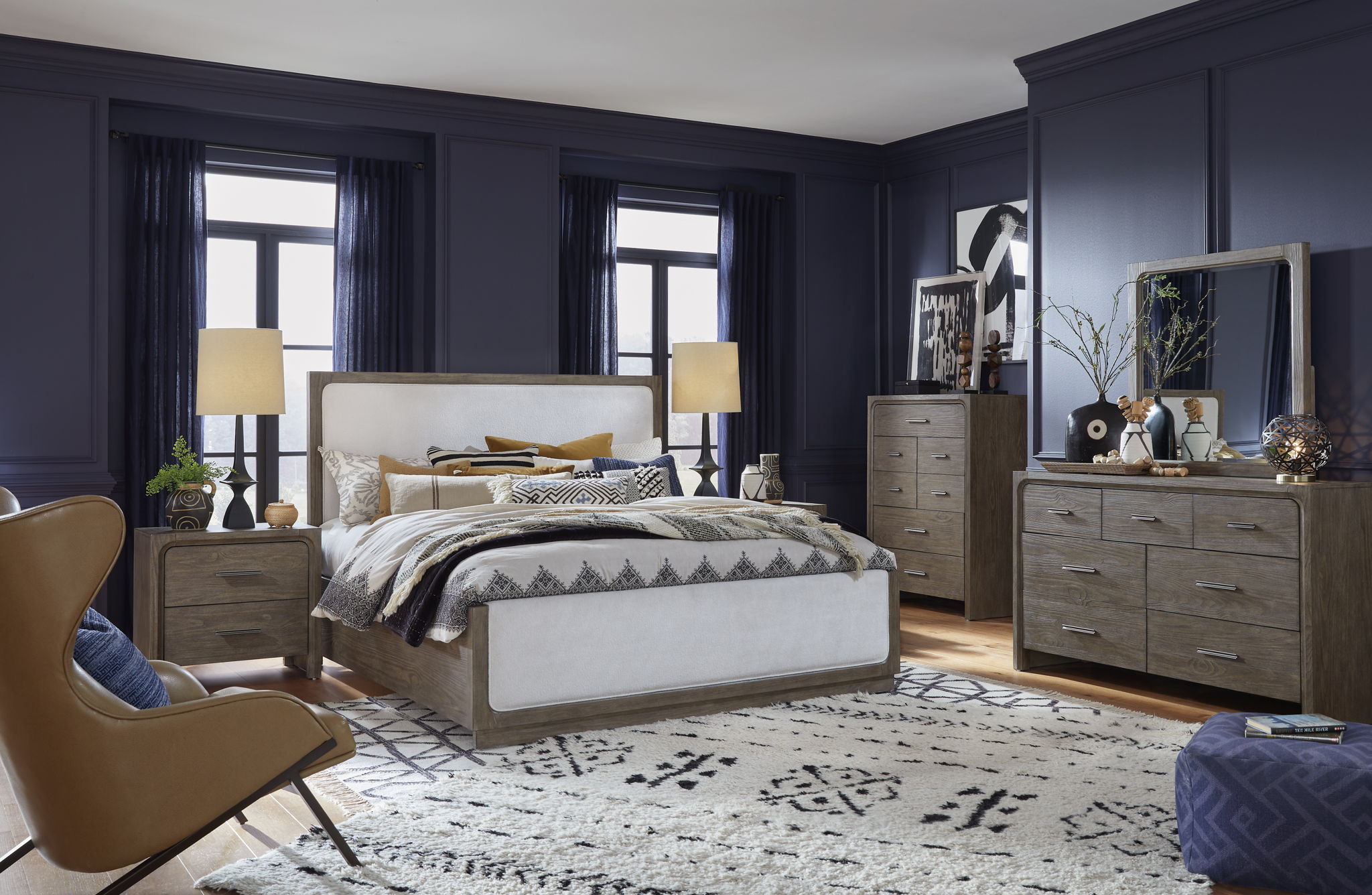 Westbourne - Upholstered Panel Bed