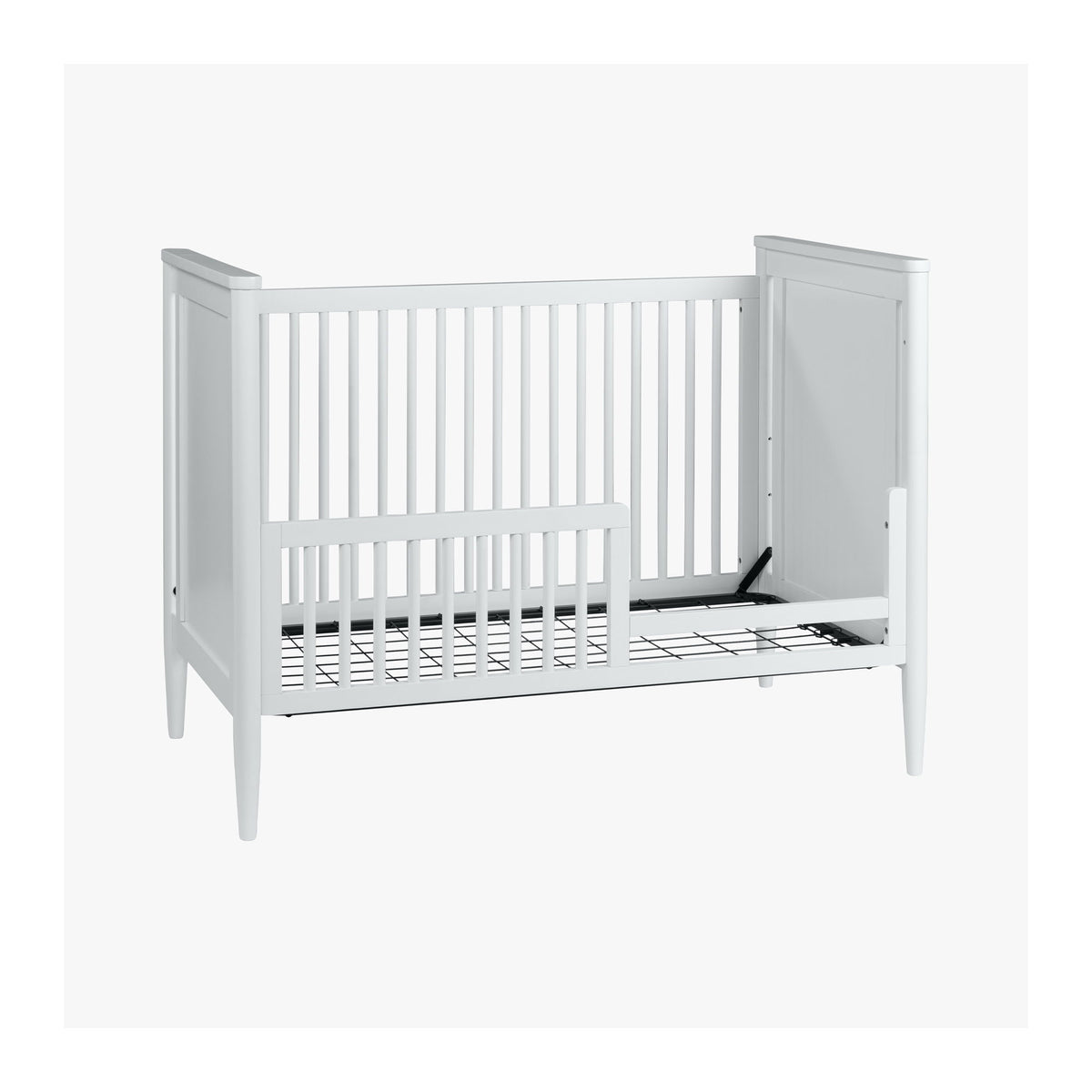 Modern Nursery - Toddler Rail - White