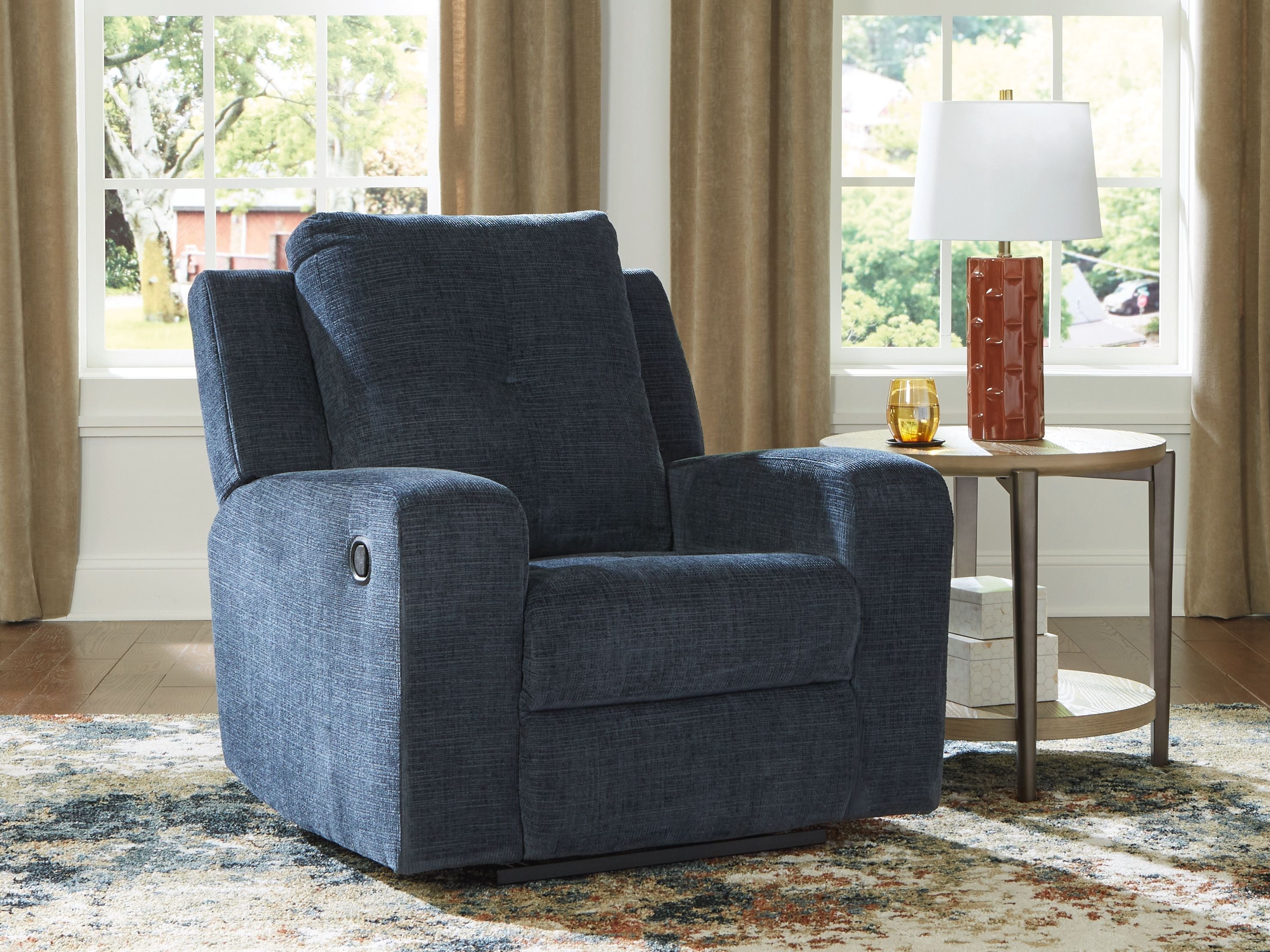 Danum - Zero Wall Recliner - Fabric - Ink