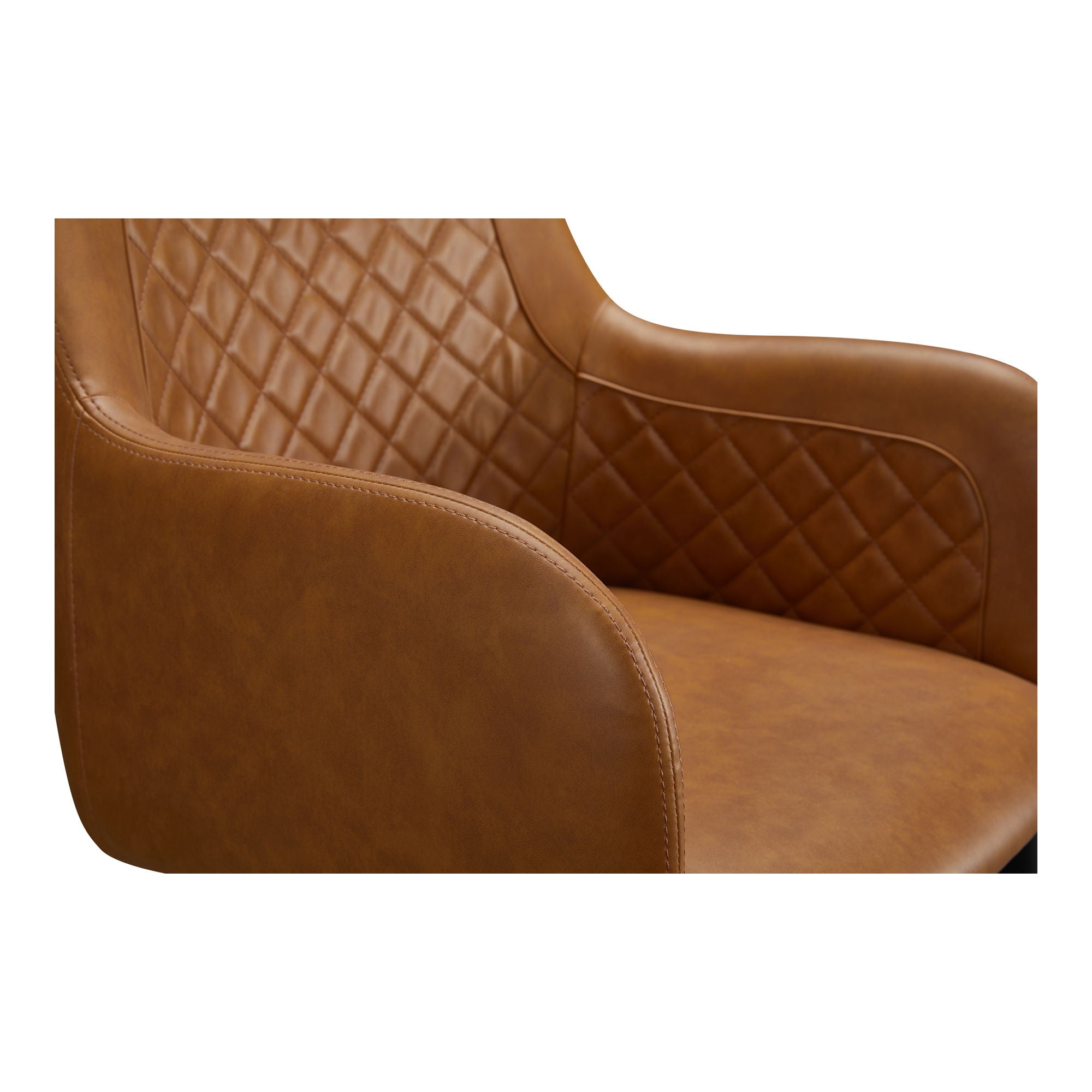 Cantata - Vegan Leather Dining Chair (Set of 2) - Tawny