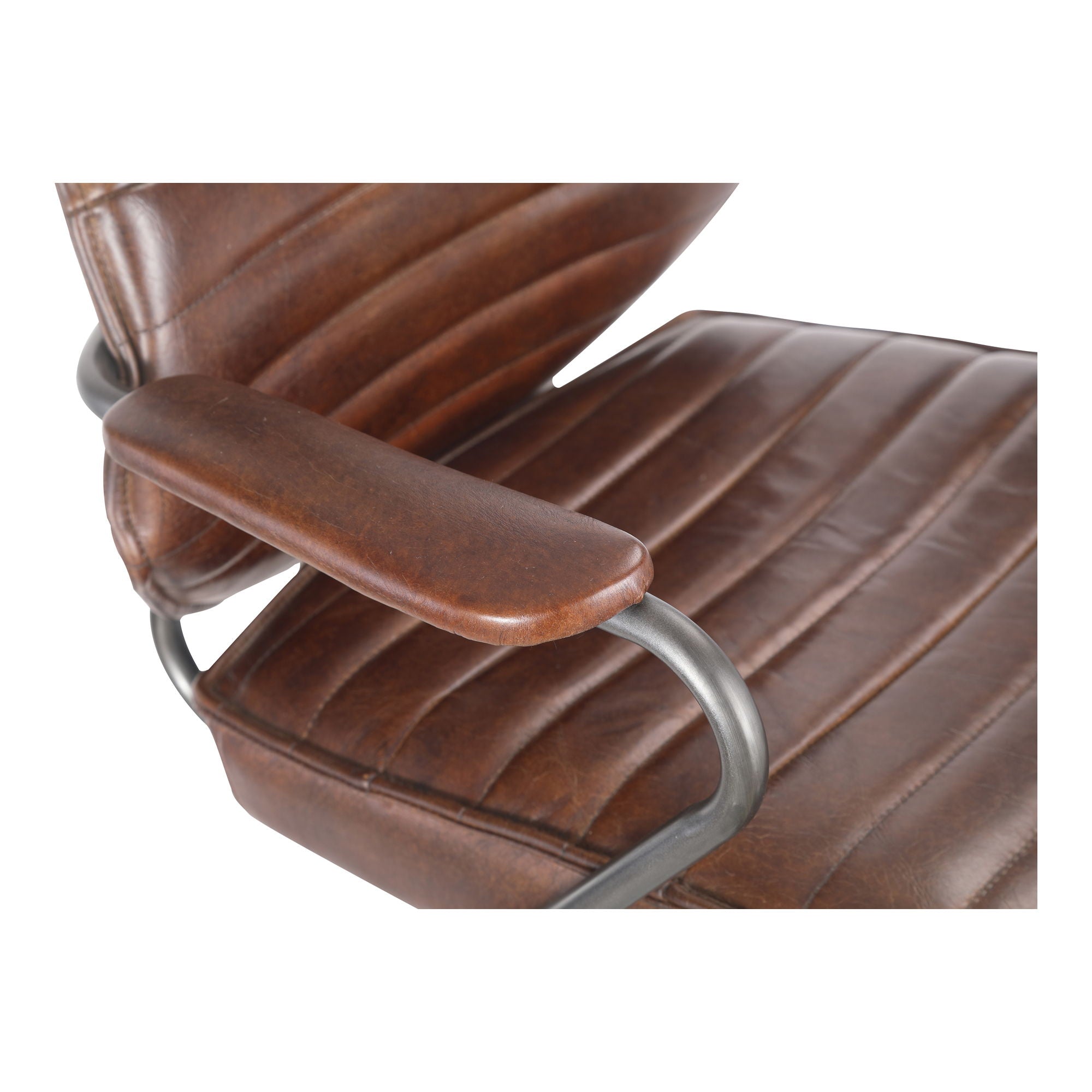 Executive - Leather Office Chair - Dark Brown