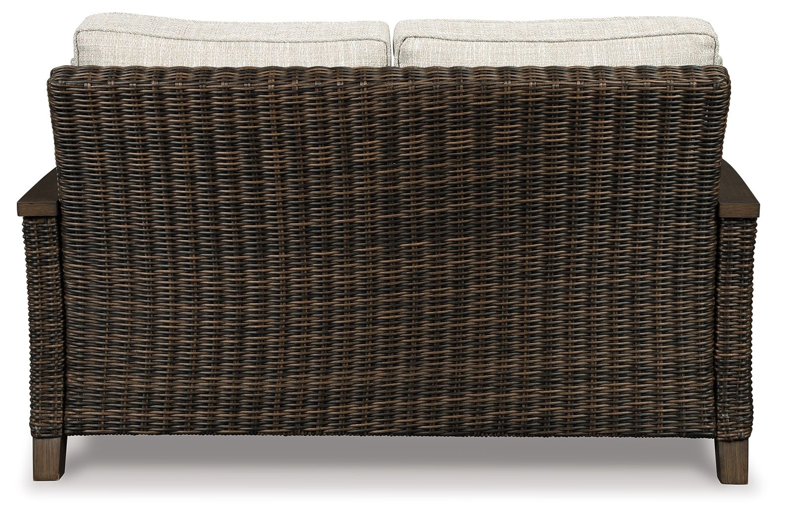 Paradise Trail - Loveseat w/Cushion - Medium Brown