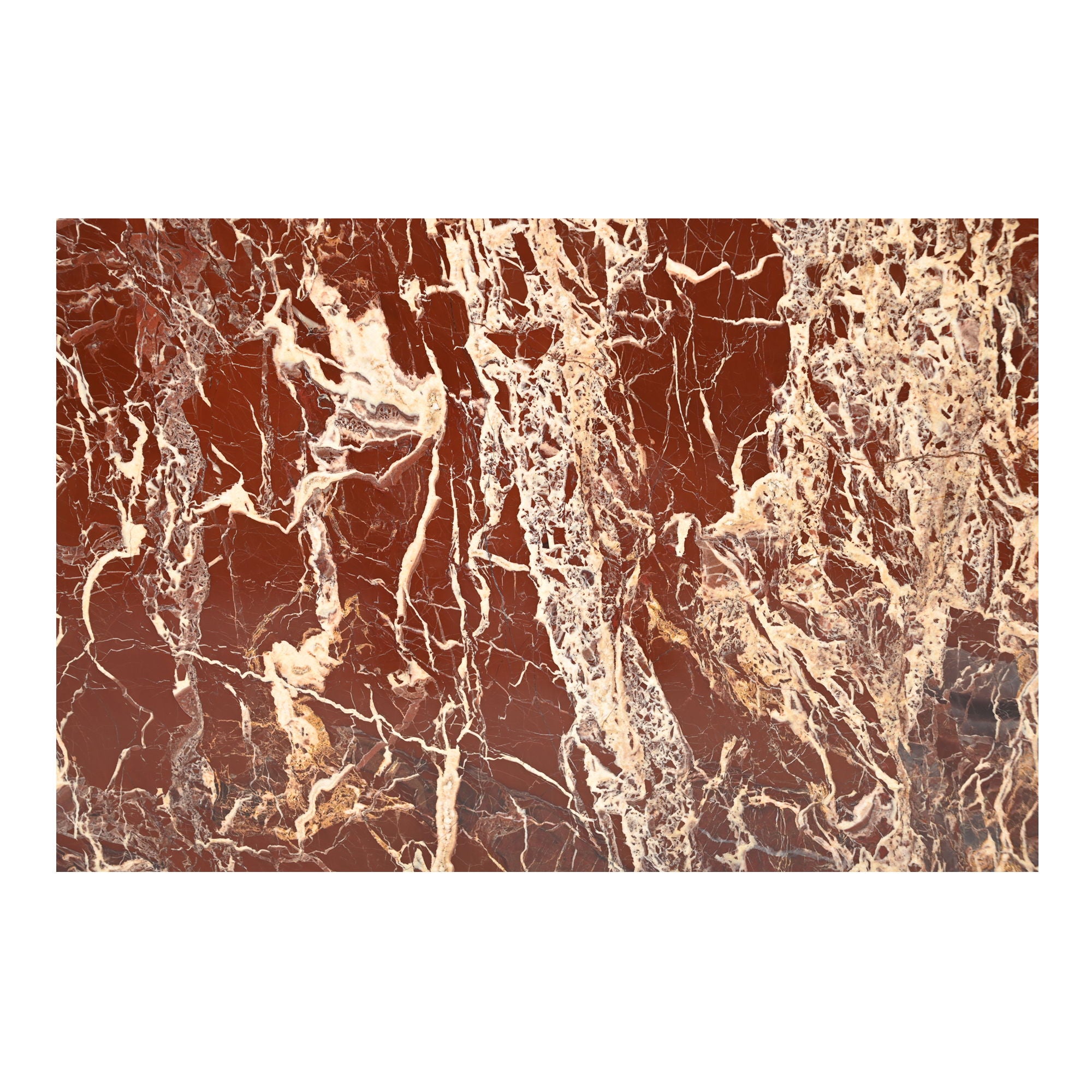 Rosa - Accent Table - Rosso Levanto Marble