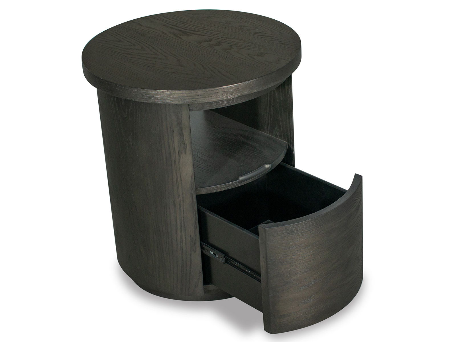 Bosley - Round End Table - Coffee Bean