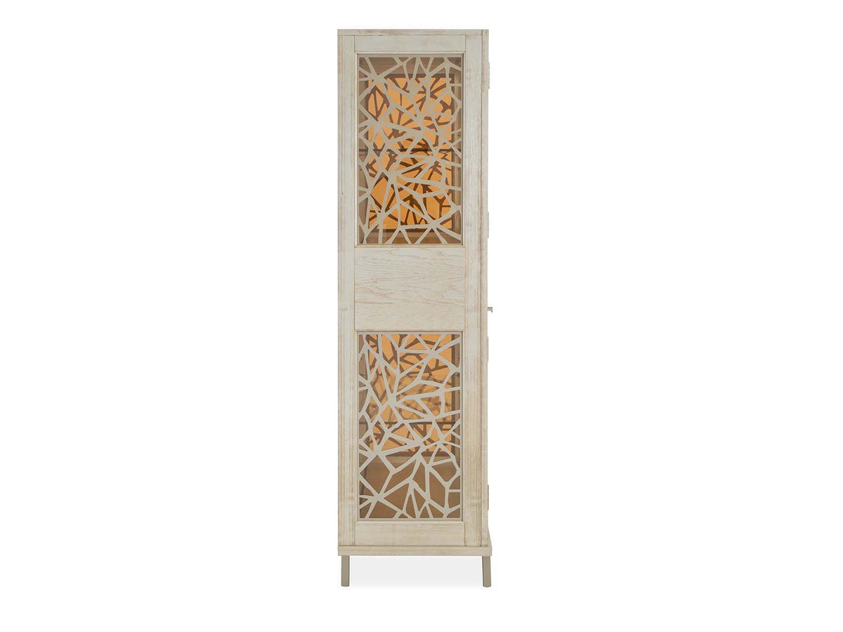 Lenox - Display Cabinet - Warm Silver