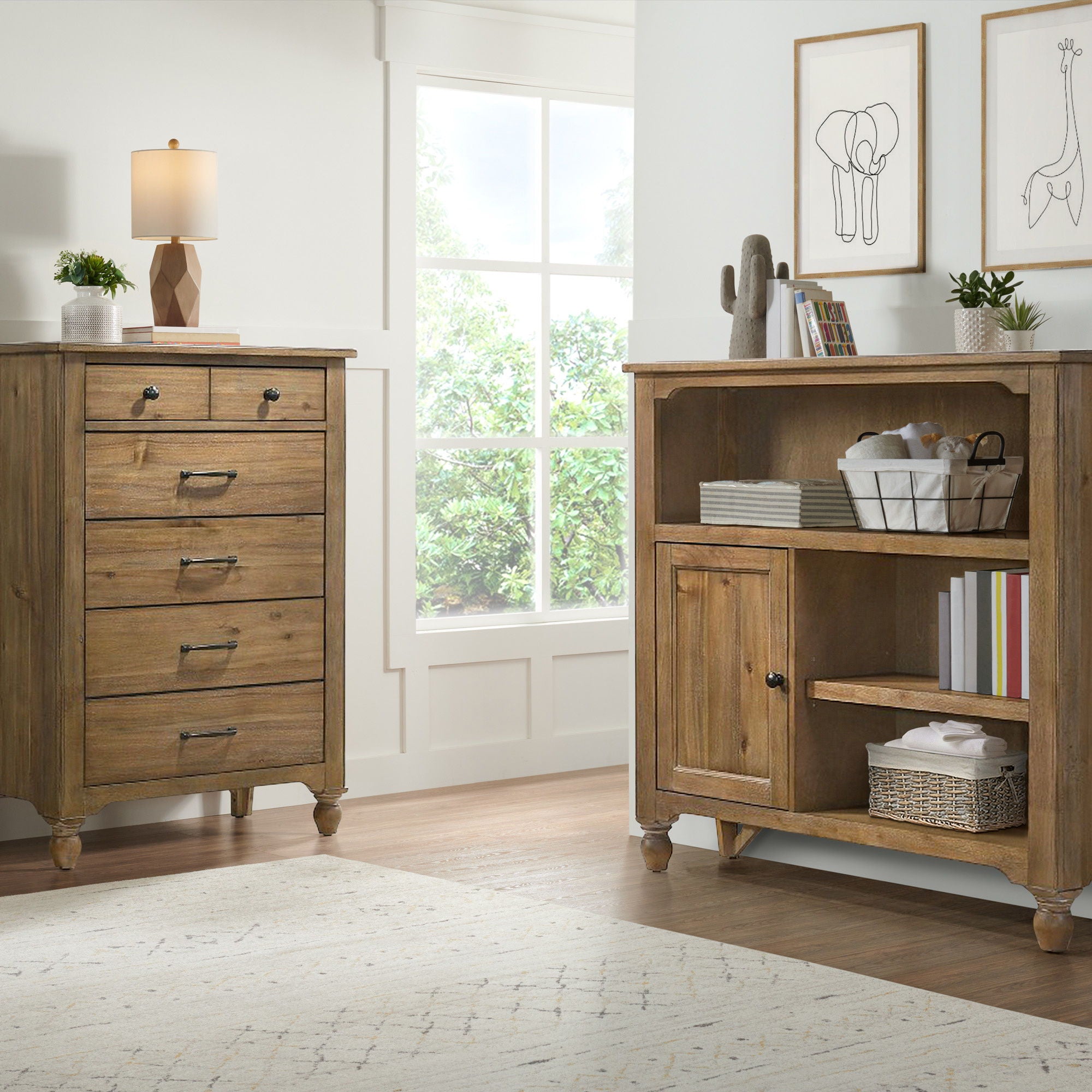 Highland - Wood Chest - Sand Dune