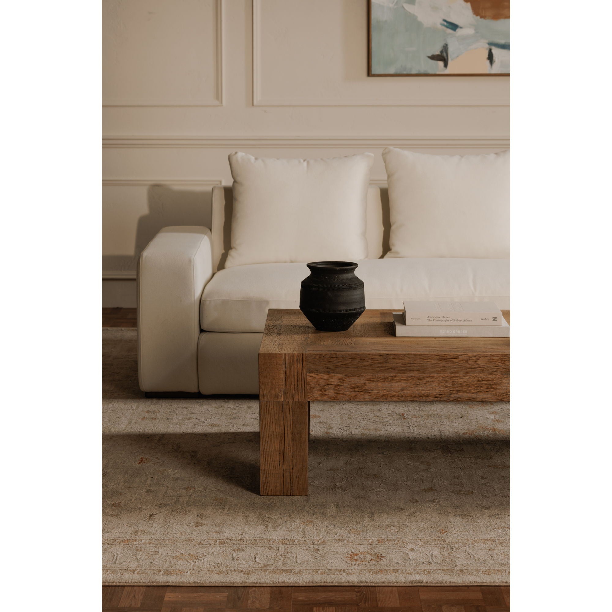 Evander - Rectangle Coffee Table - Aged Oak