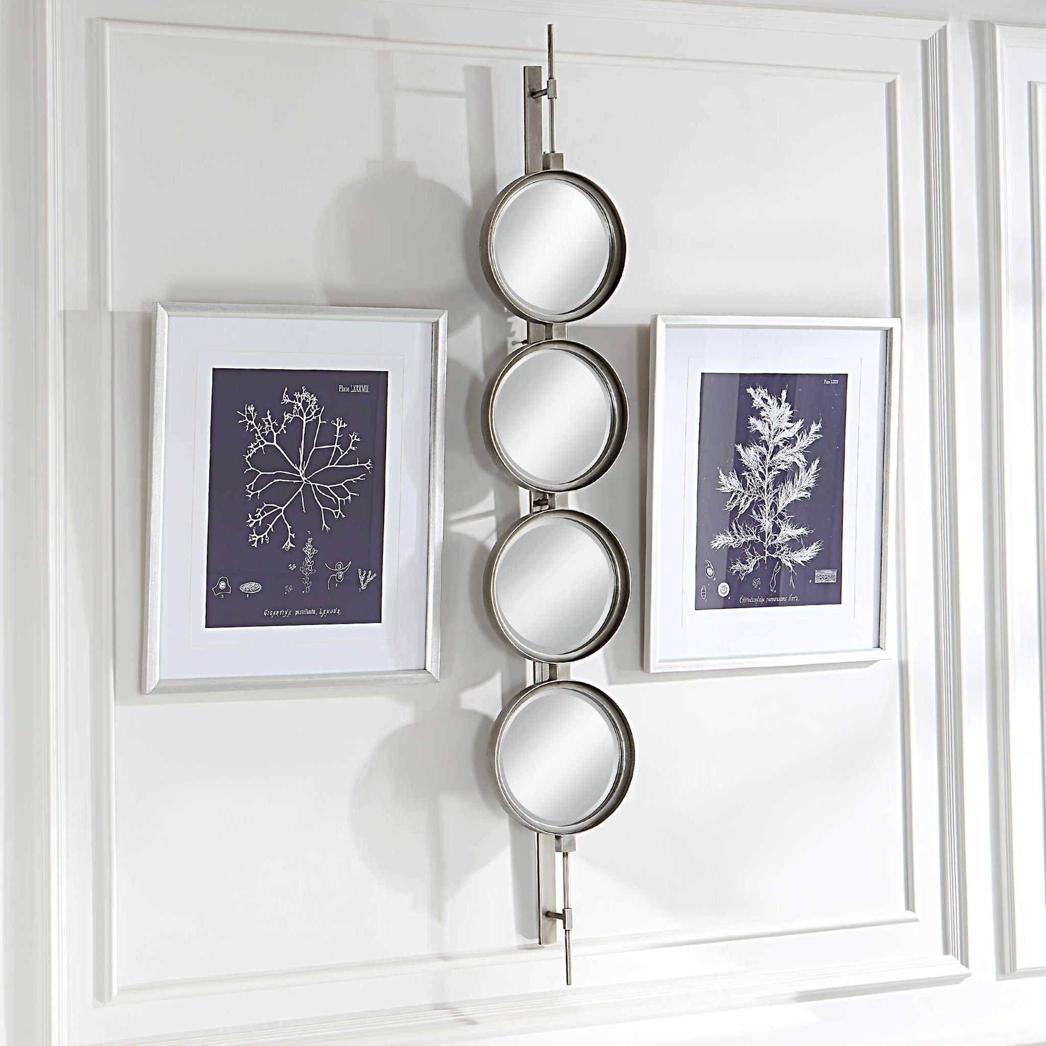 Button - Mirror - Gray