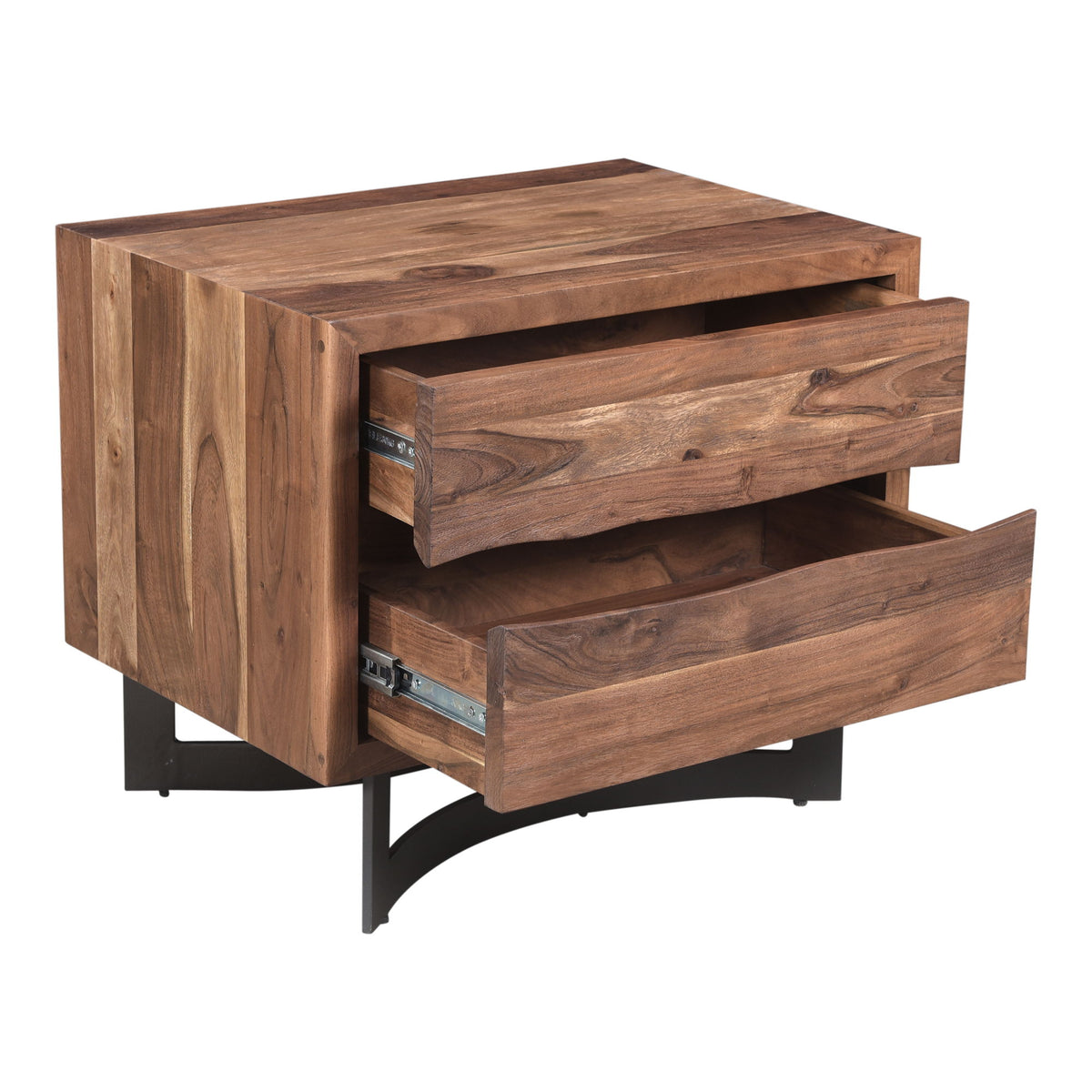 Bent - Nightstand - Smoked