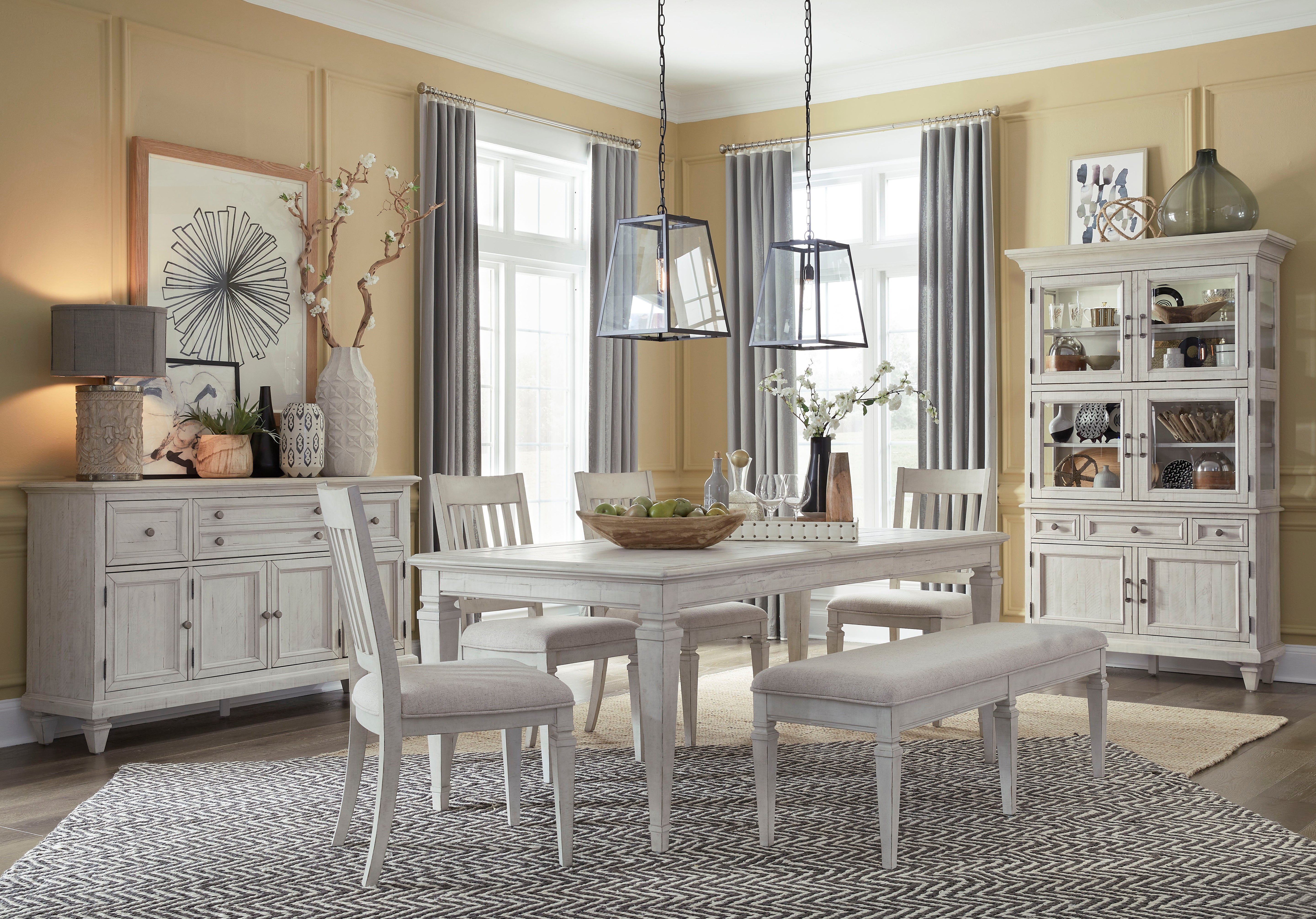 Newport - Rectangular Dining Table - Alabaster