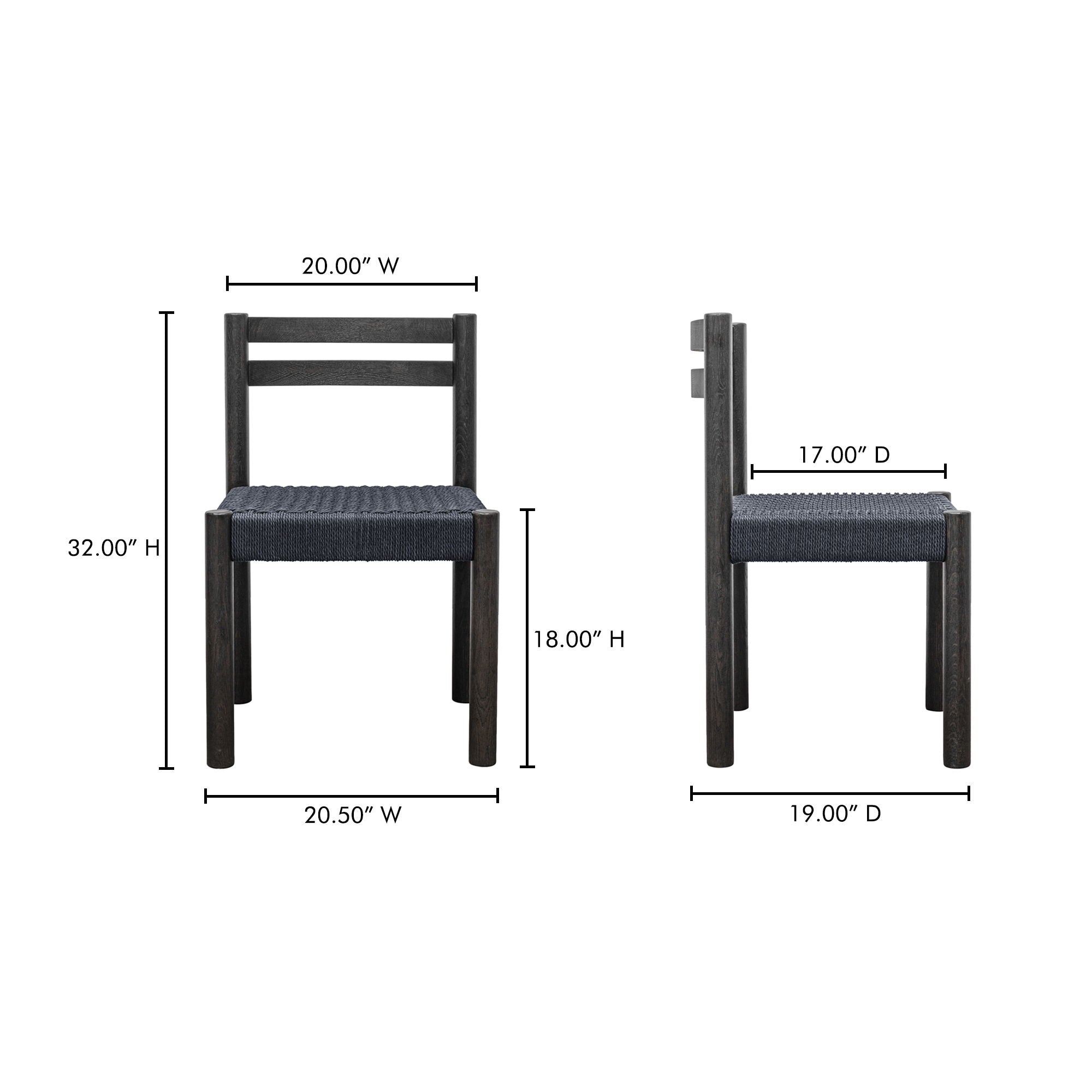 Finn - Dining Chair (Set of 2) - Black