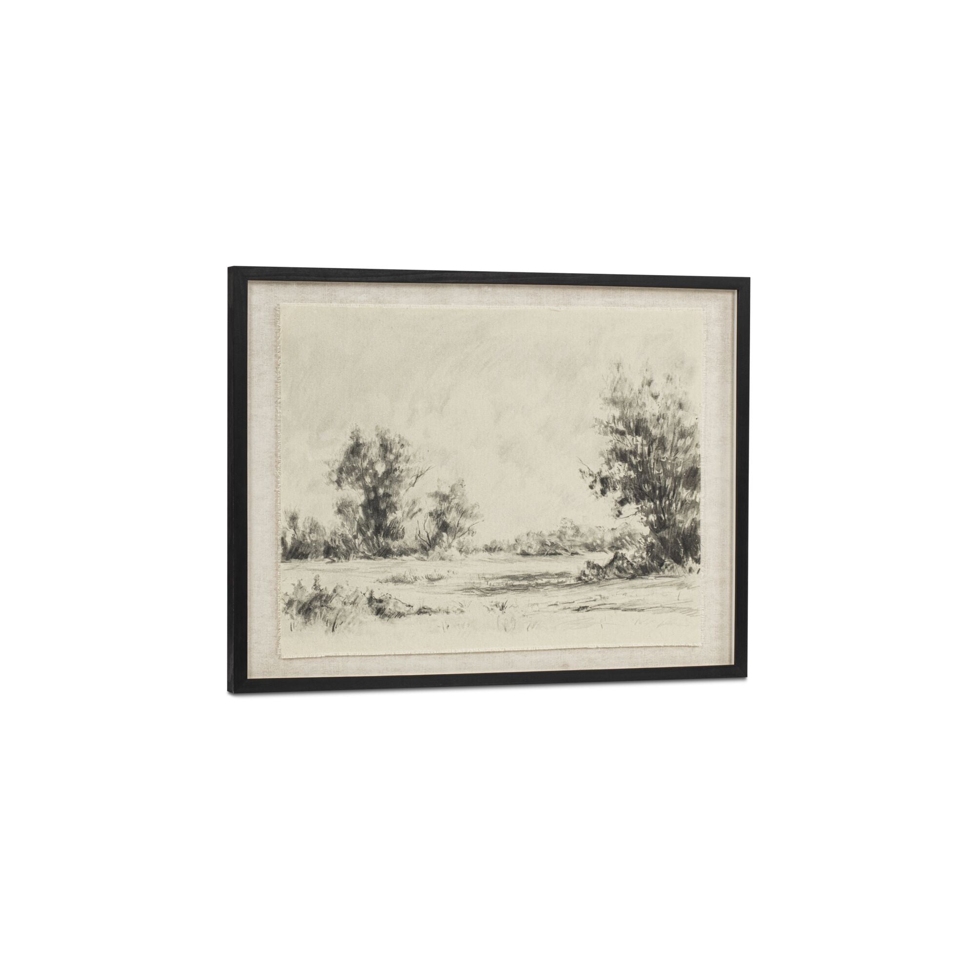 Briar - Framed Print On Linen - Multicolor