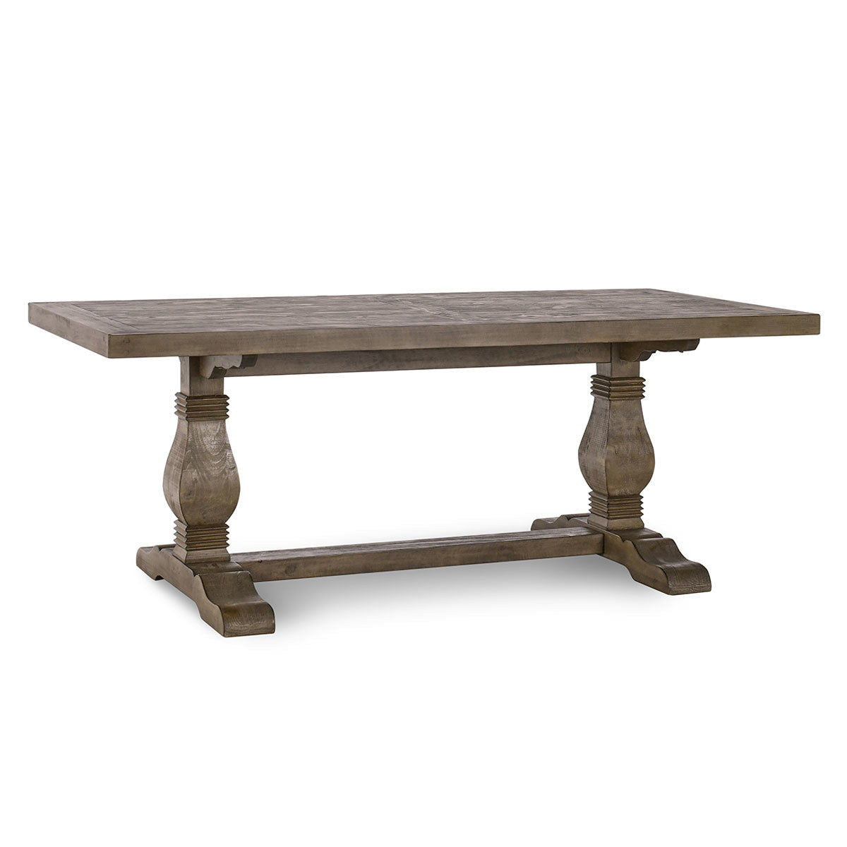 Caleb - Solid Wood Rectangle Dining Table - Brown