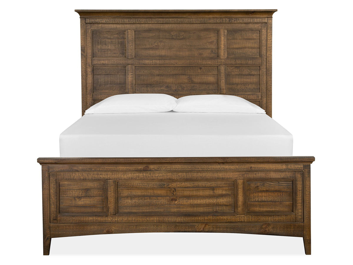 Bay Creek - Complete Panel Bed With Storage Rails