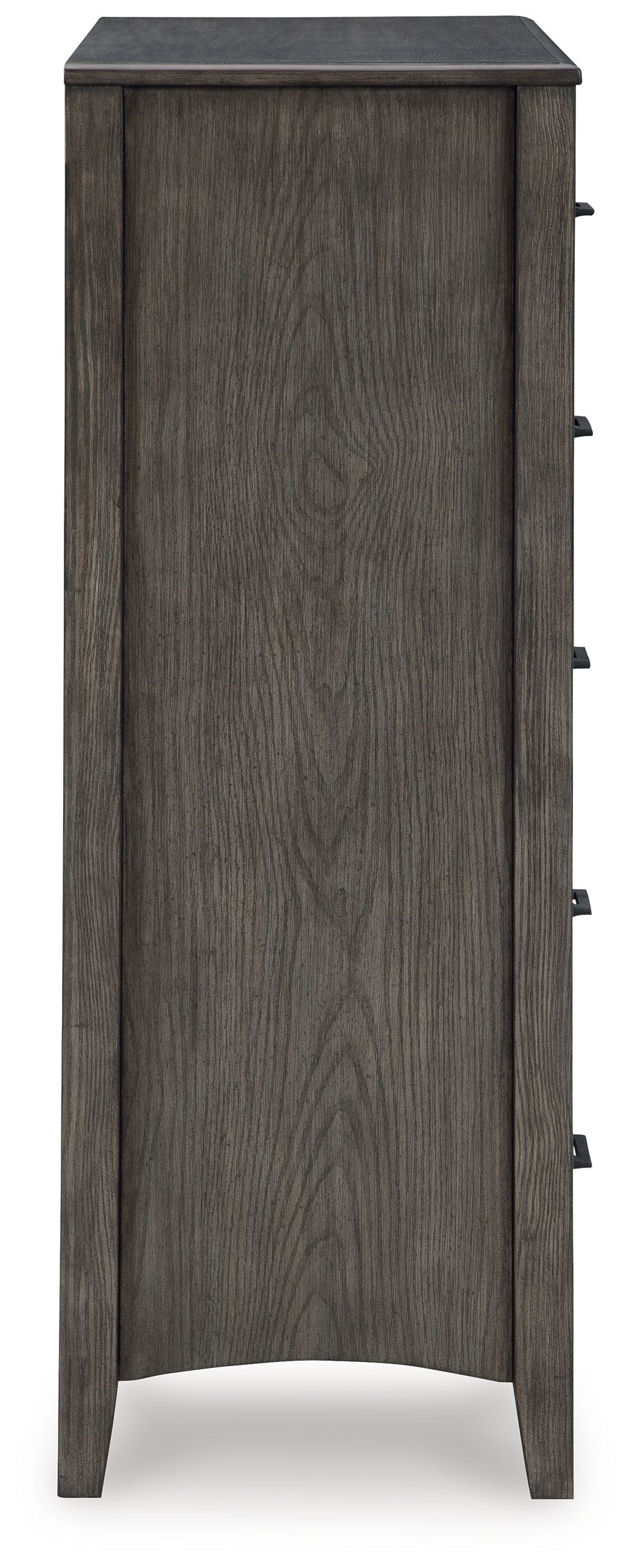 Montillan - Five Drawer Chest - Grayish Brown