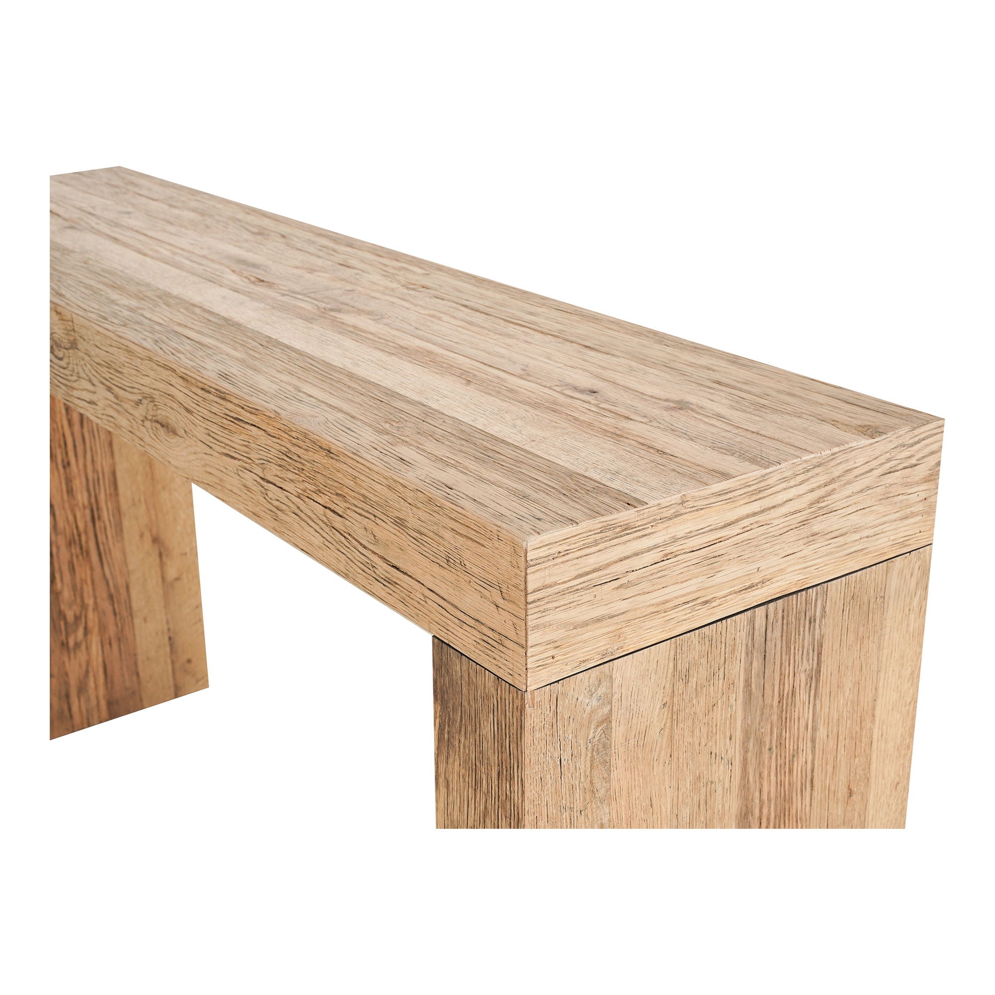 Evander - Console Table Aged Oak - Aged Oak