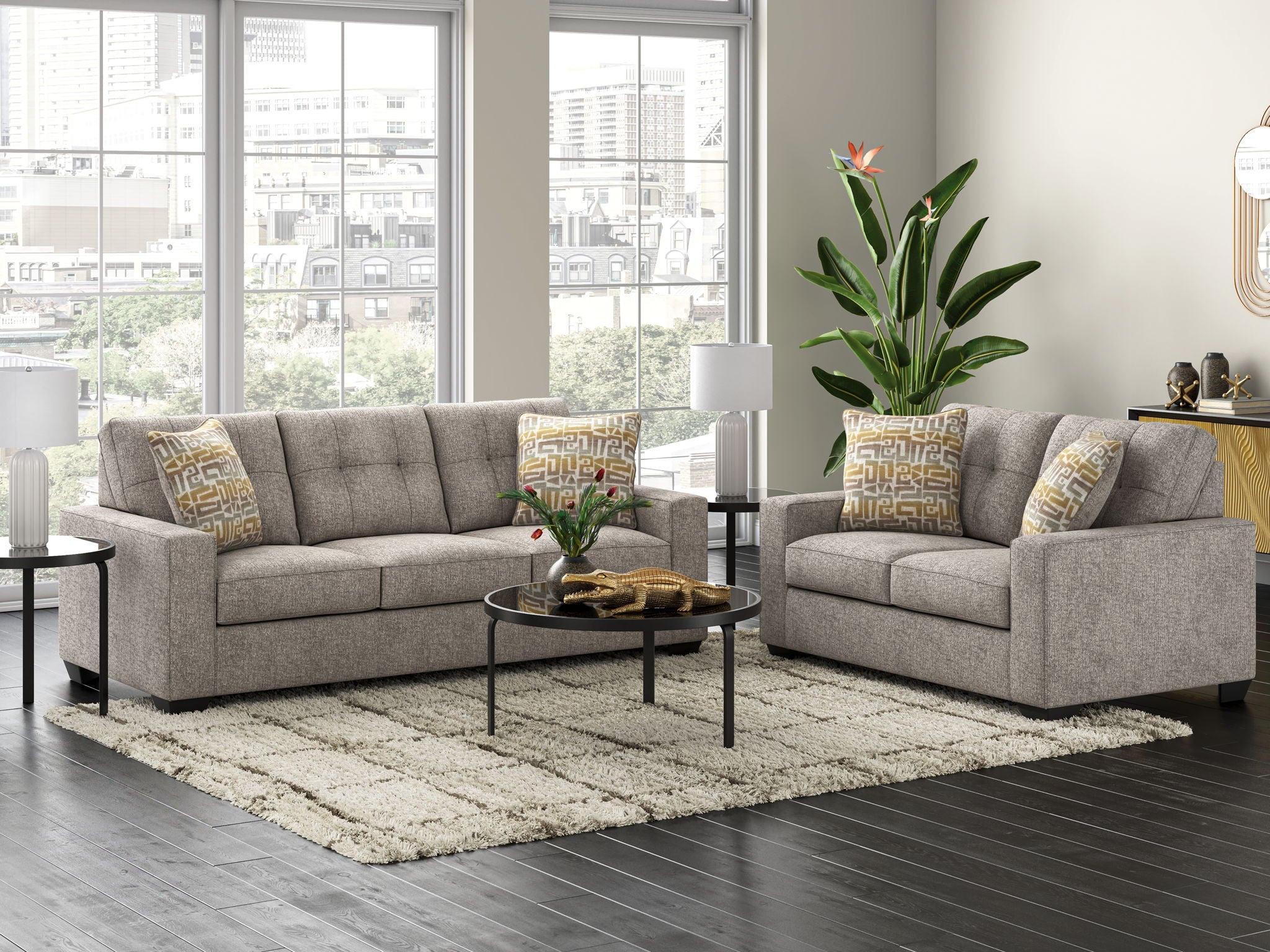 Dorylin - Black - Occasional Table Set (Set of 3)
