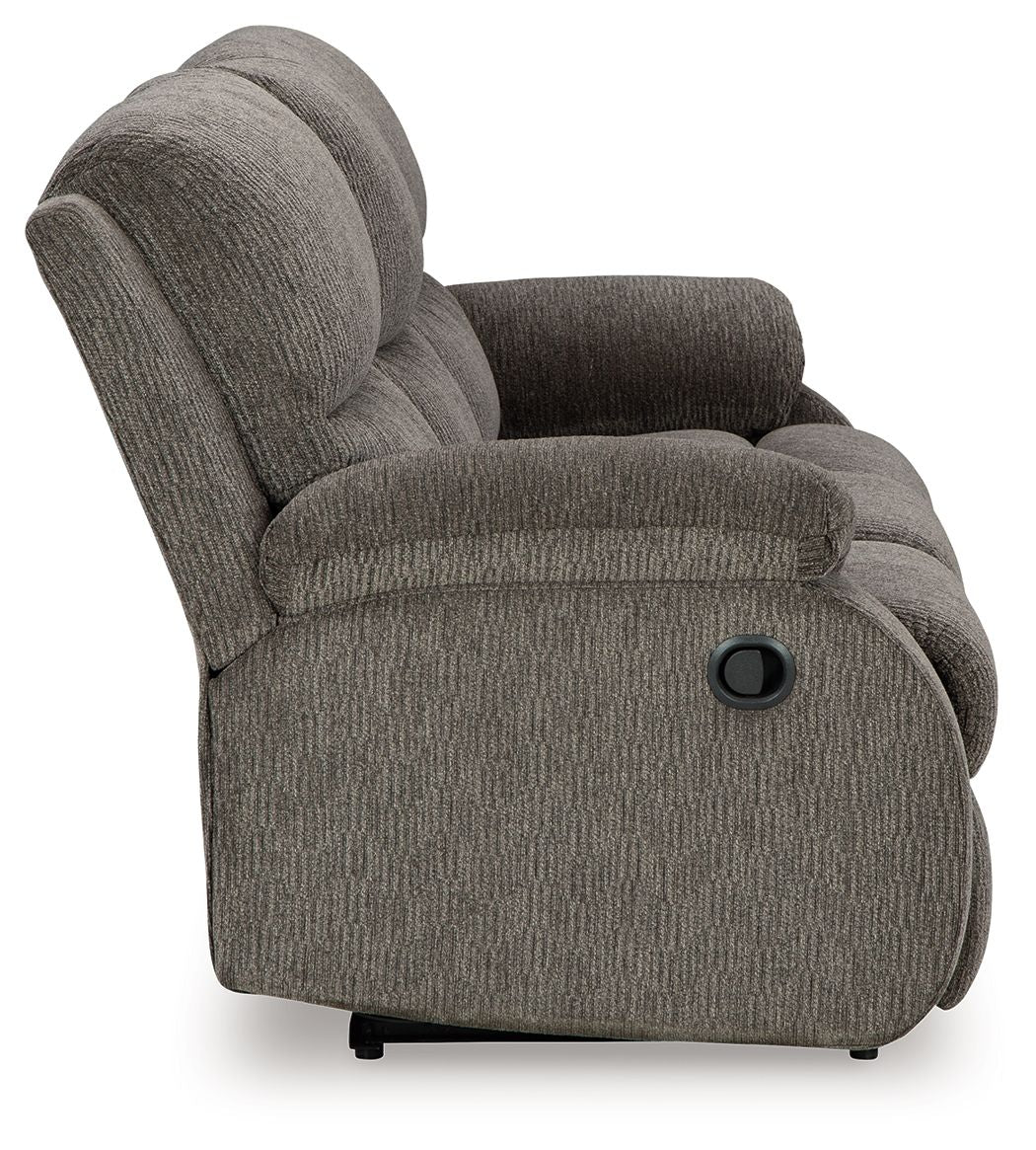 Scranto - Reclining Sofa - Fabric - Brindle