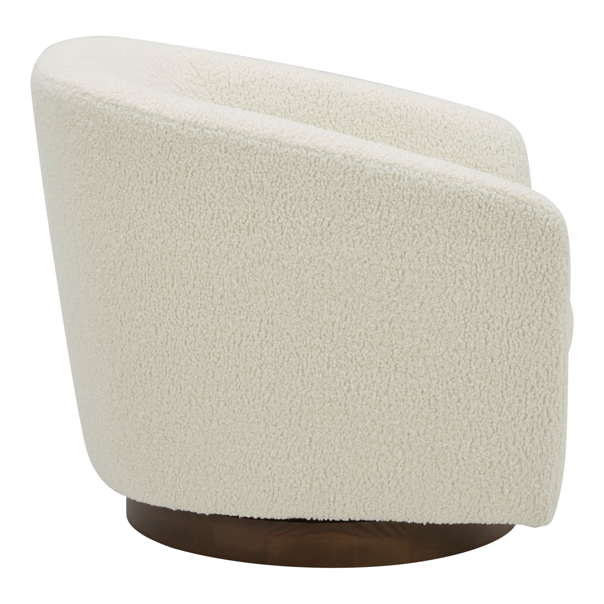 Oscy - Swivel Chair Vegan - Shearling White