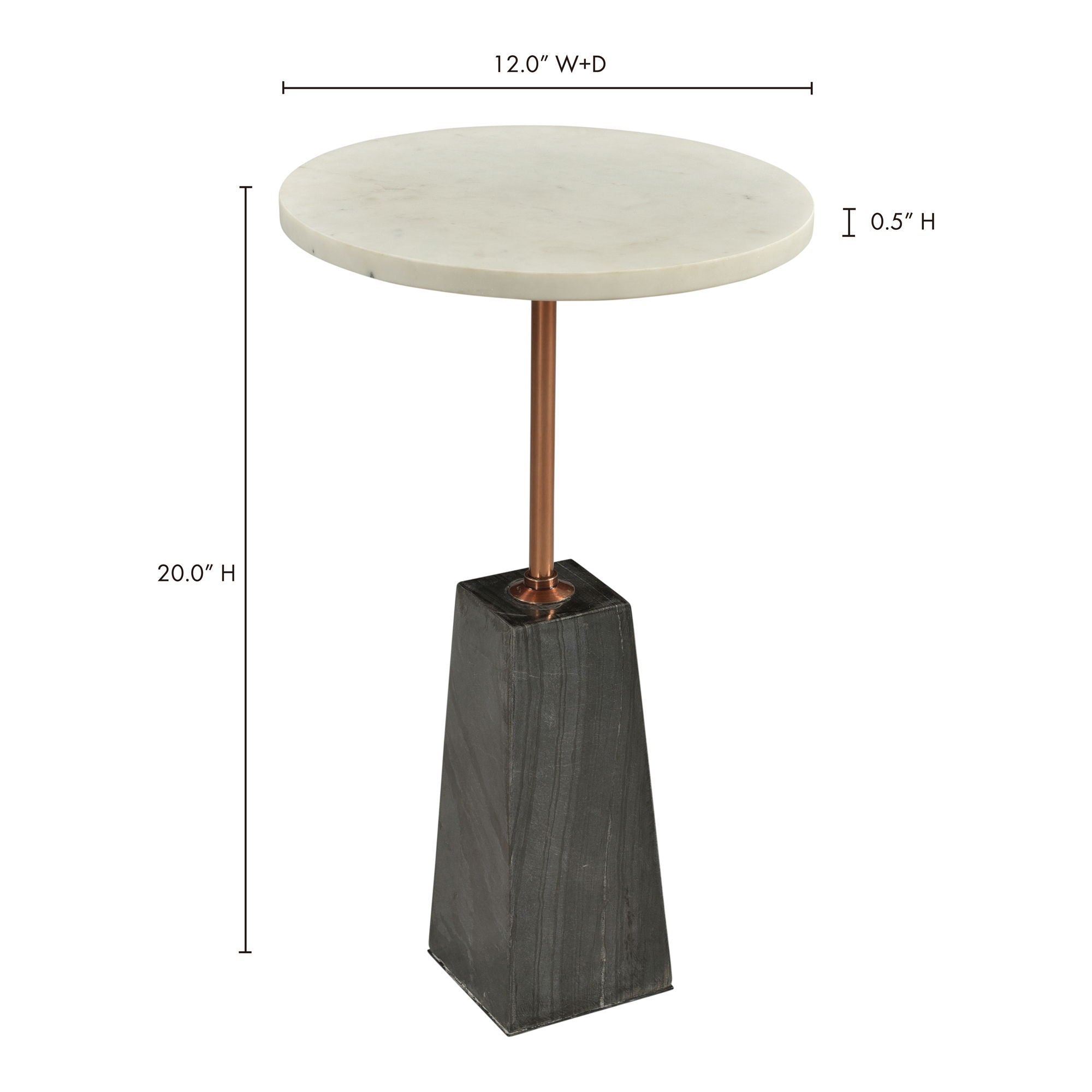 Dawn - Accent Table - Black