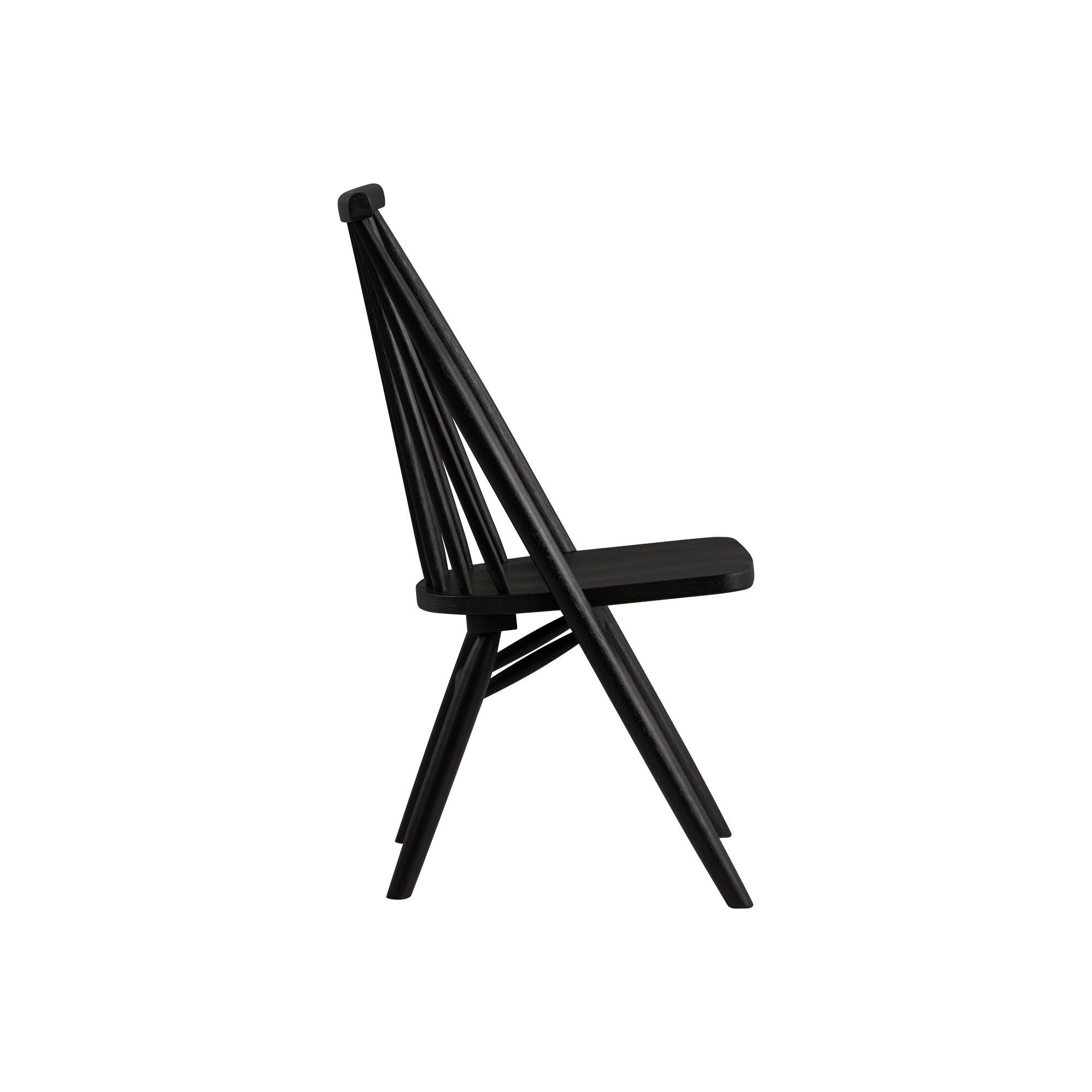 Arcadia - Rack Back Windsor Chair - Black
