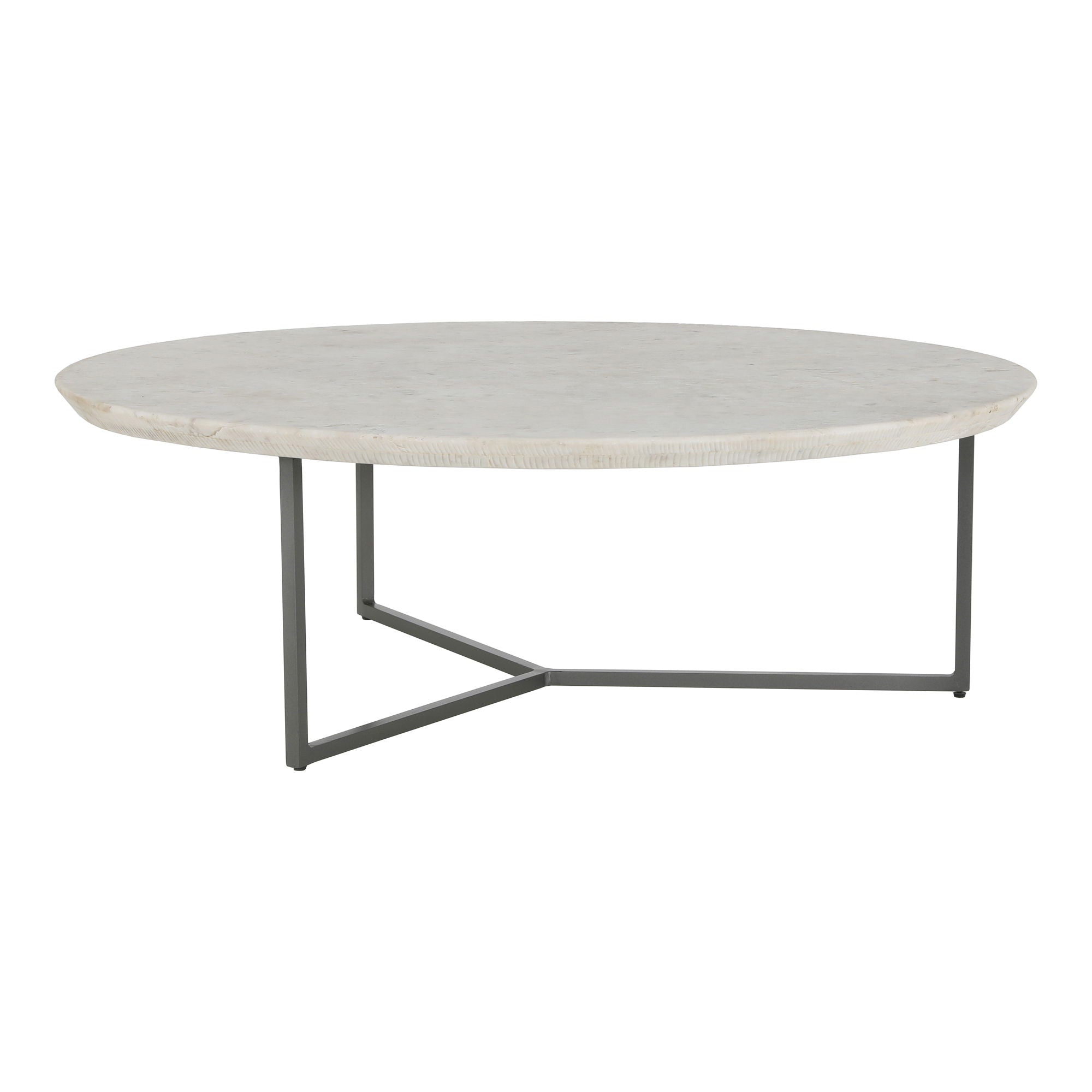 Chloe - Marble Coffee Table - White