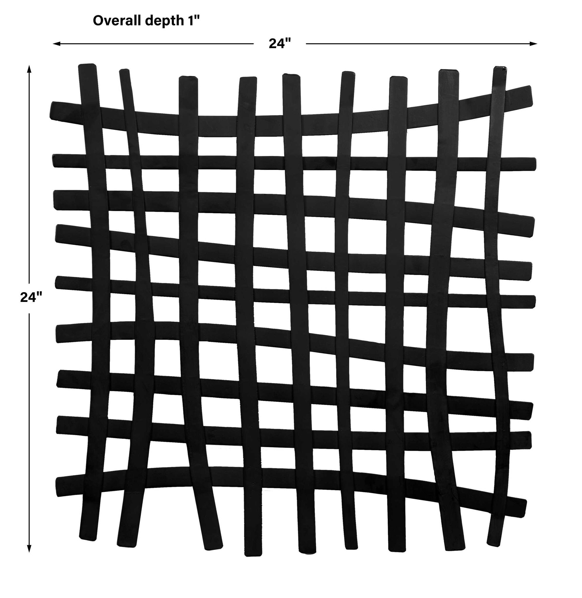 Gridlines - Iron Wall Decor