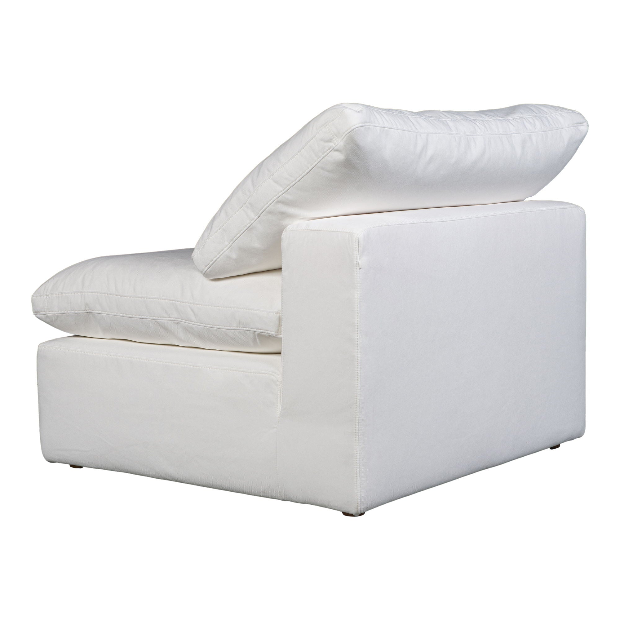 Terra - Livesmart Fabric Condo Slipper Chair - Cream