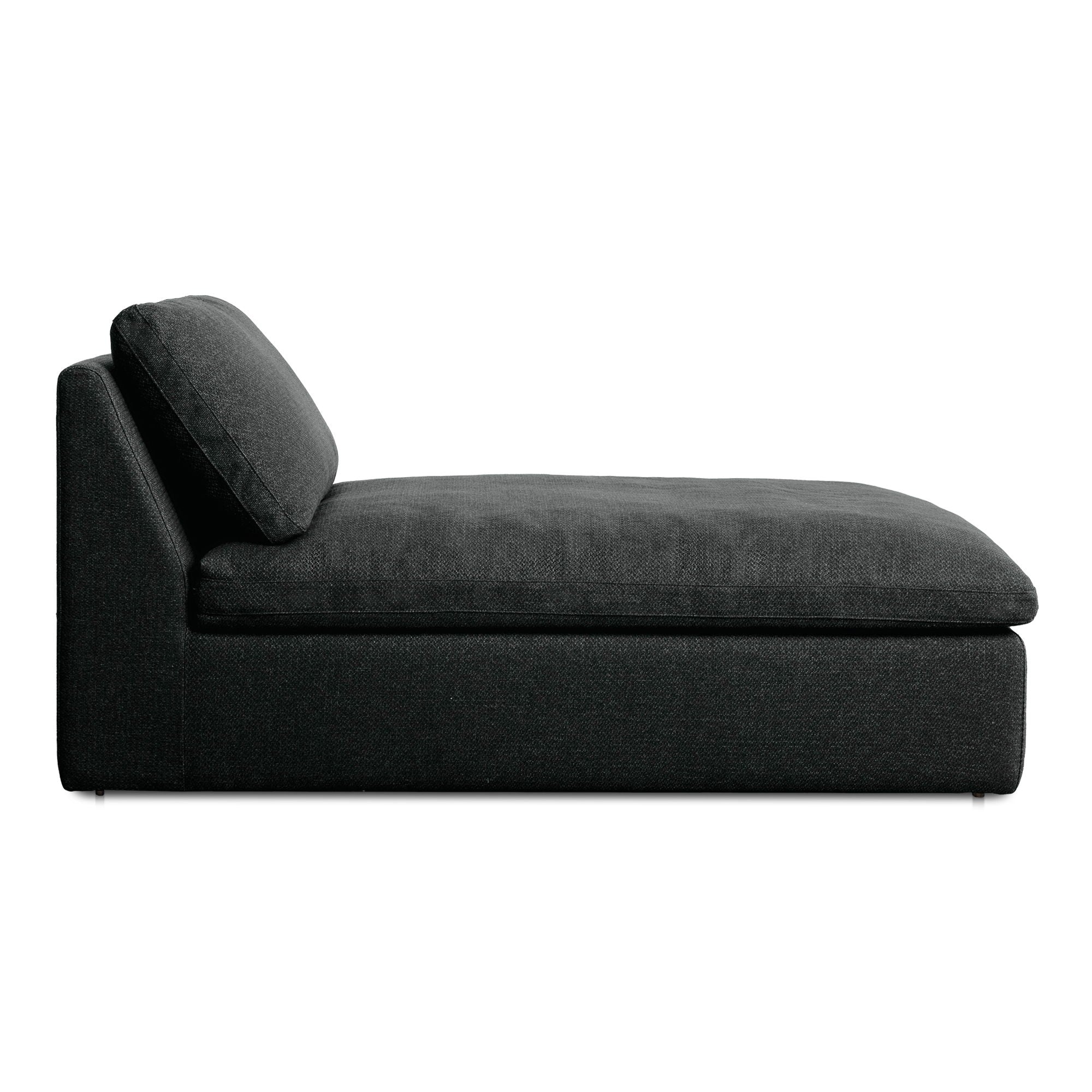 Miles - Outdoor Chaise - Charcoal