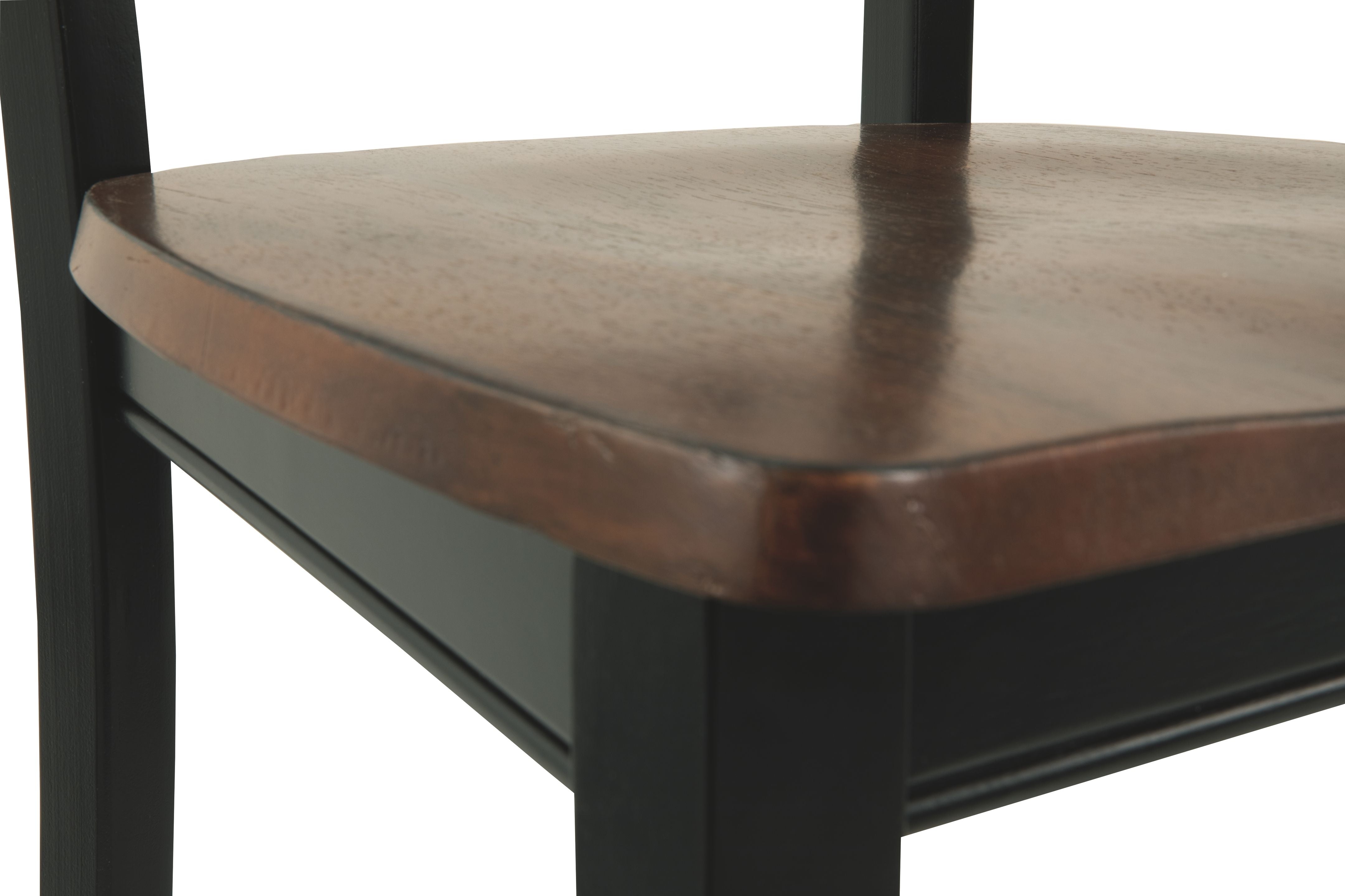 Owingsville - Dining Room Side Chair (Set of 2) - Black / Brown