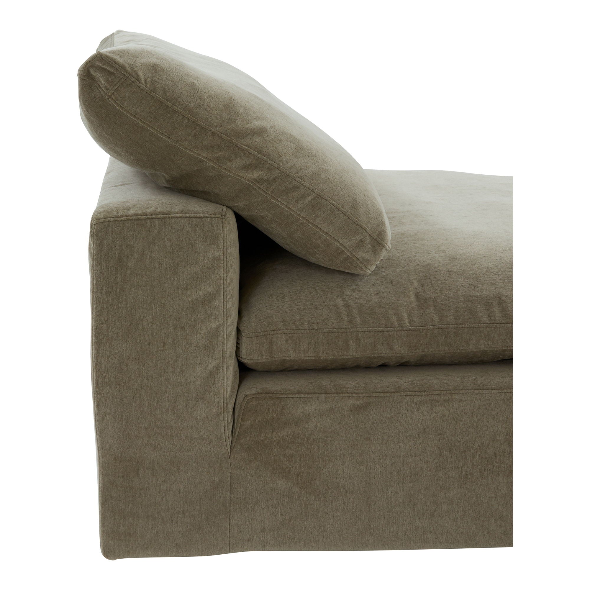 Clay - Performance Fabric Slipper Chair - Light Brown