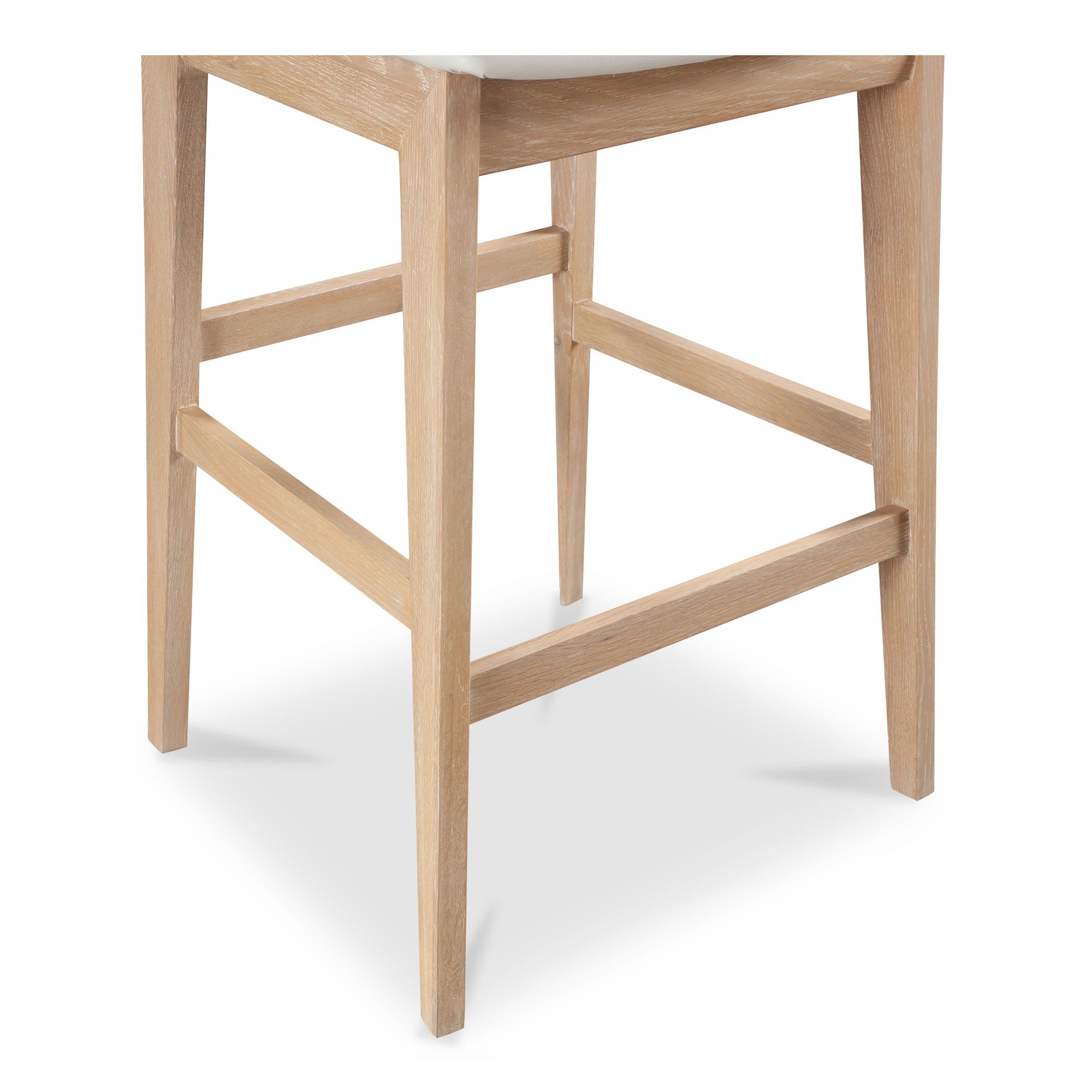 Deco - Barstool - White / Light Brown